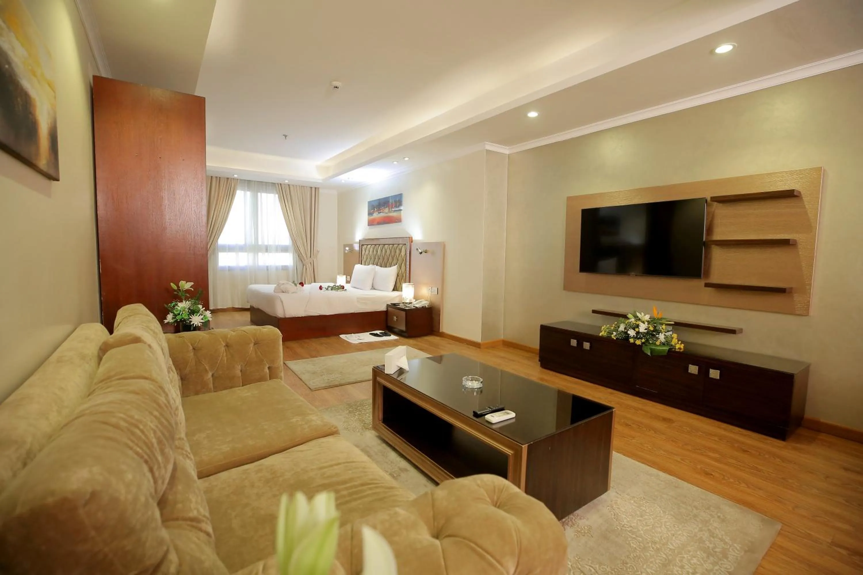 Bed in Cairo Taj Hotels & Suites - Dokki