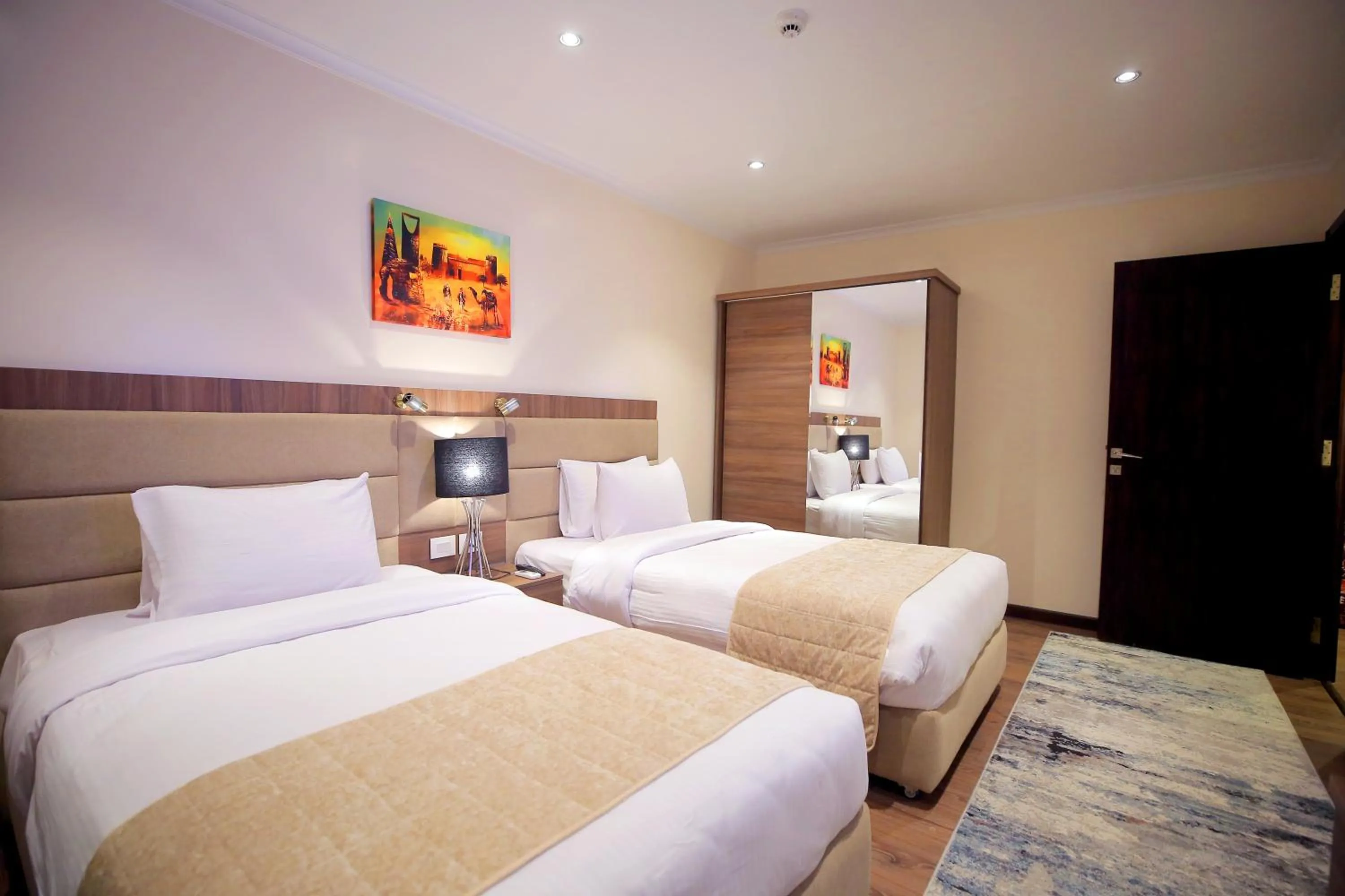 Bed in Cairo Taj Hotels & Suites - Dokki