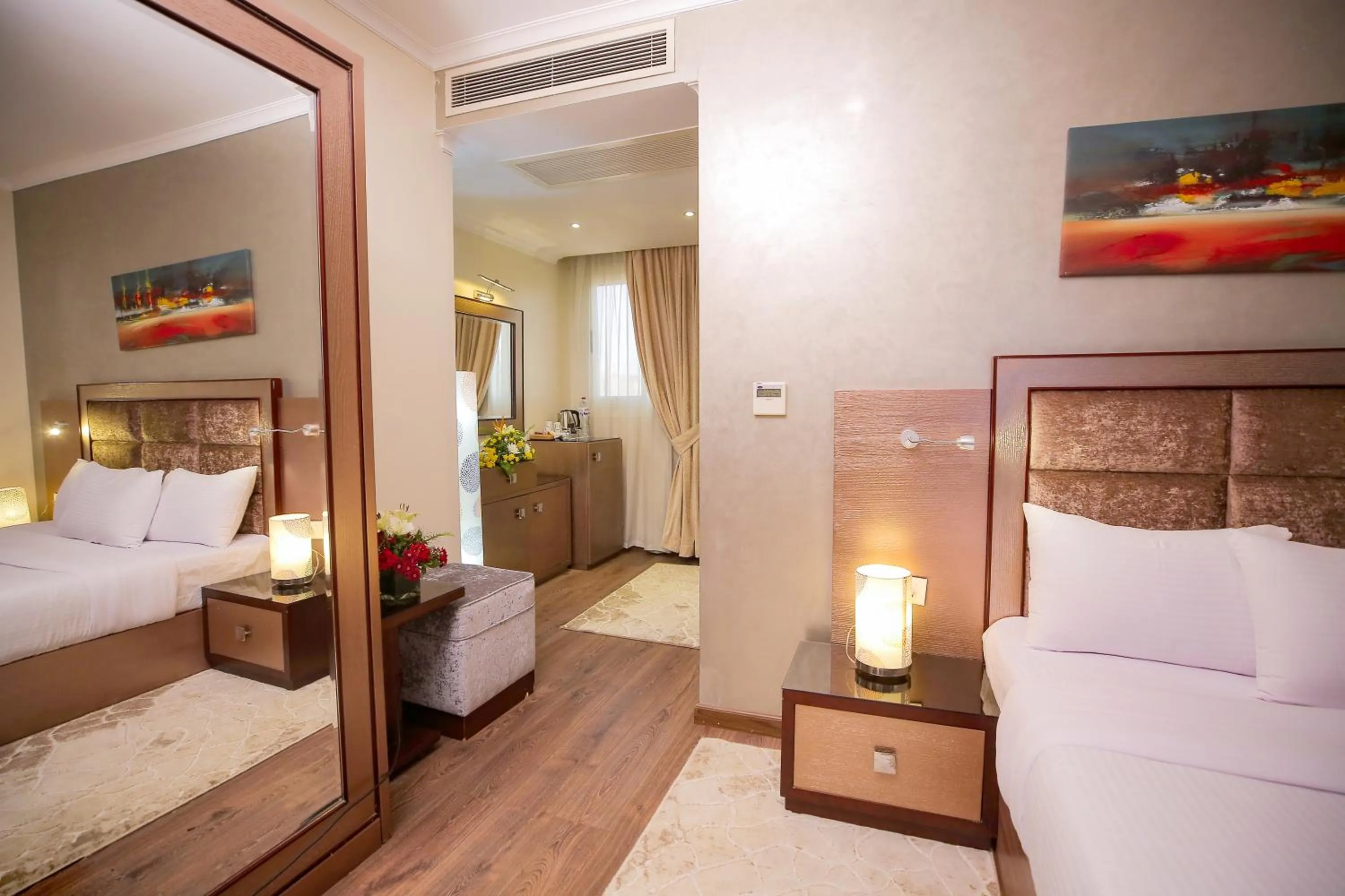 Bed in Cairo Taj Hotels & Suites - Dokki