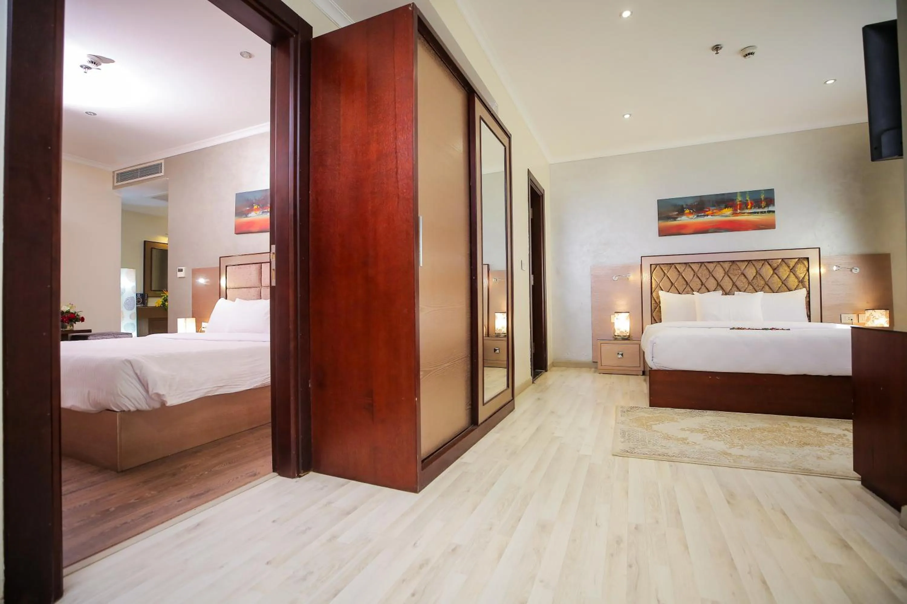 Bed in Cairo Taj Hotels & Suites - Dokki