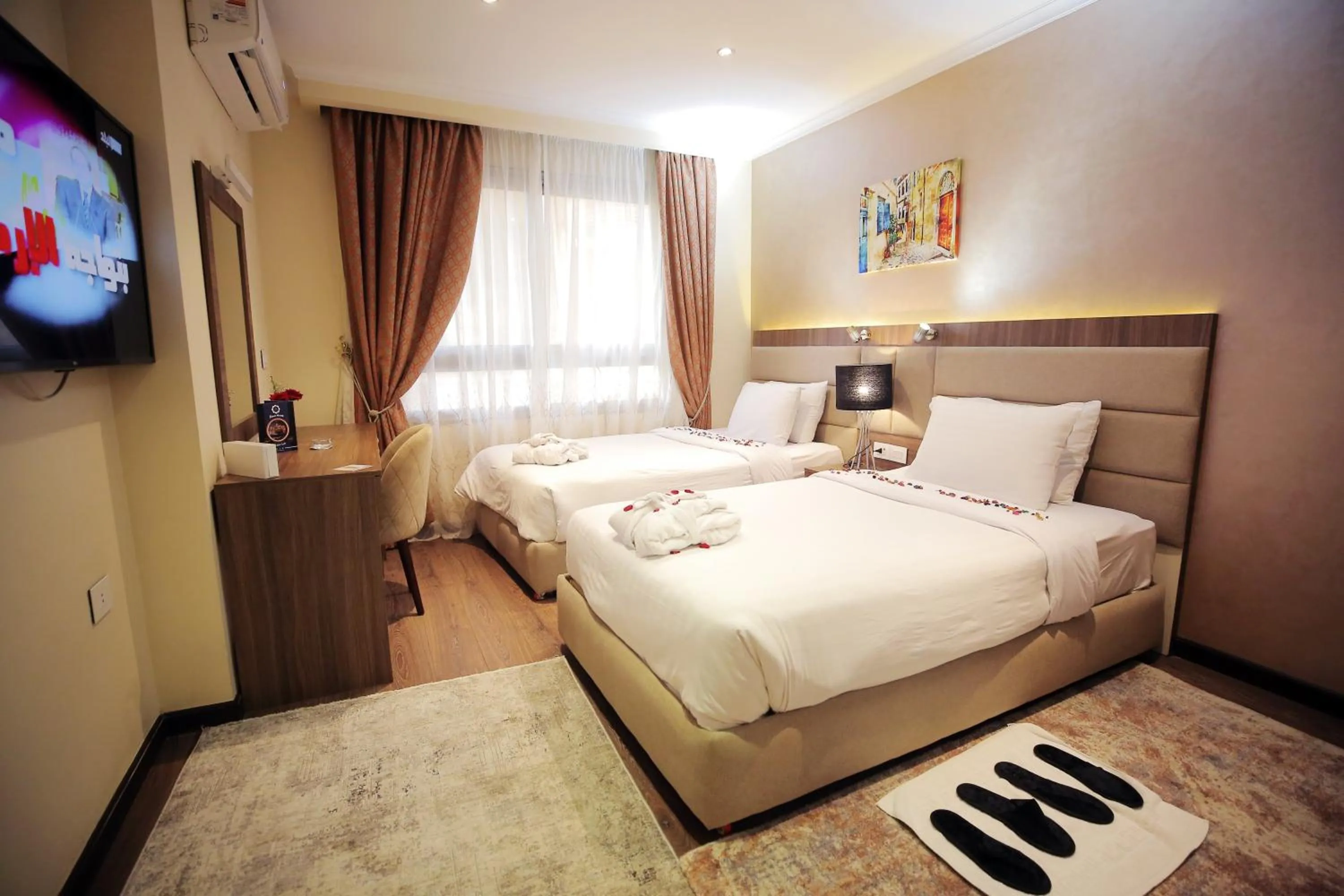 Bed in Cairo Taj Hotels & Suites - Dokki