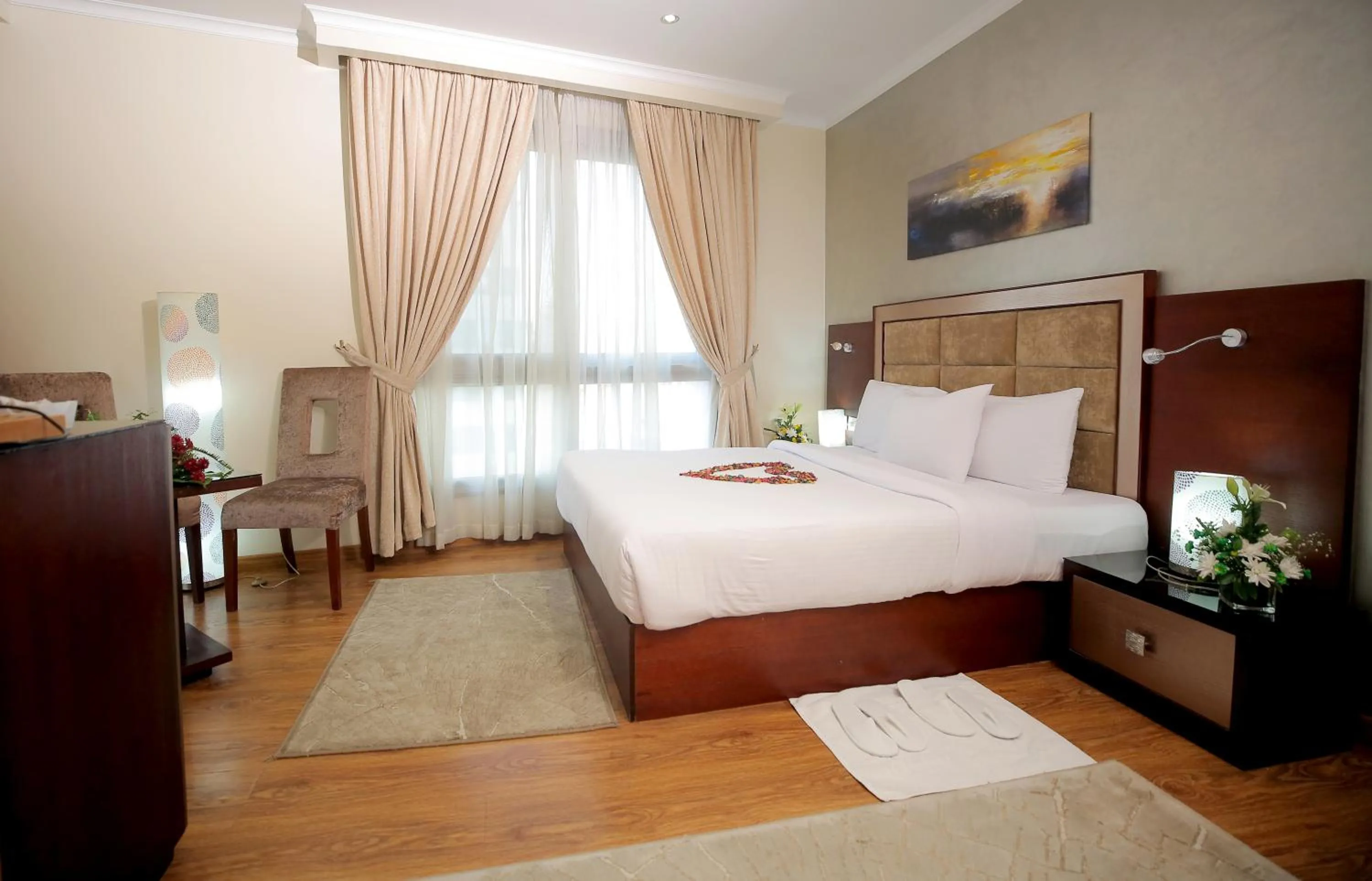 Bed in Cairo Taj Hotels & Suites - Dokki