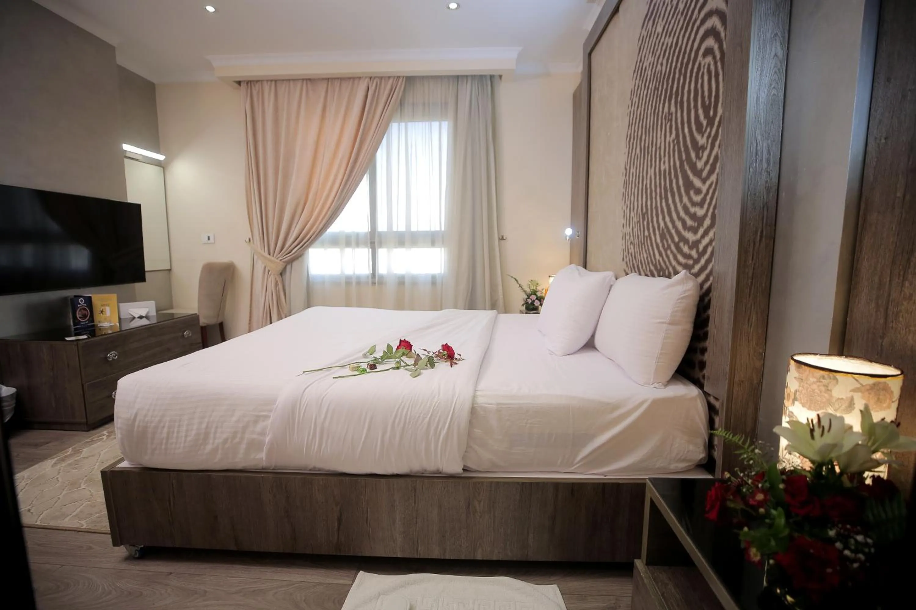 Bed in Cairo Taj Hotels & Suites - Dokki