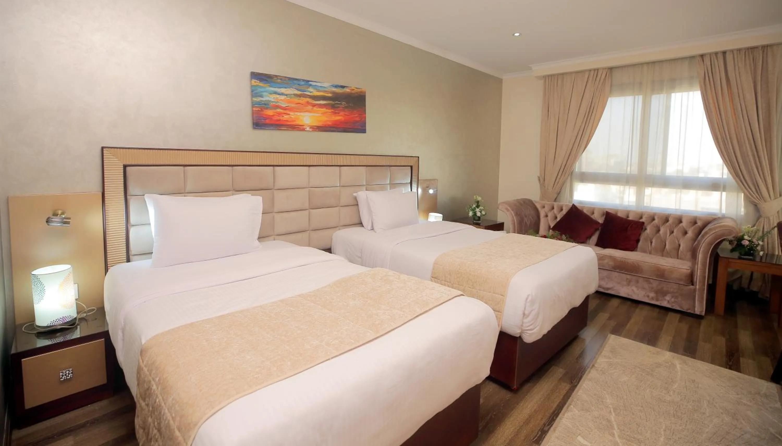 Bed in Cairo Taj Hotels & Suites - Dokki