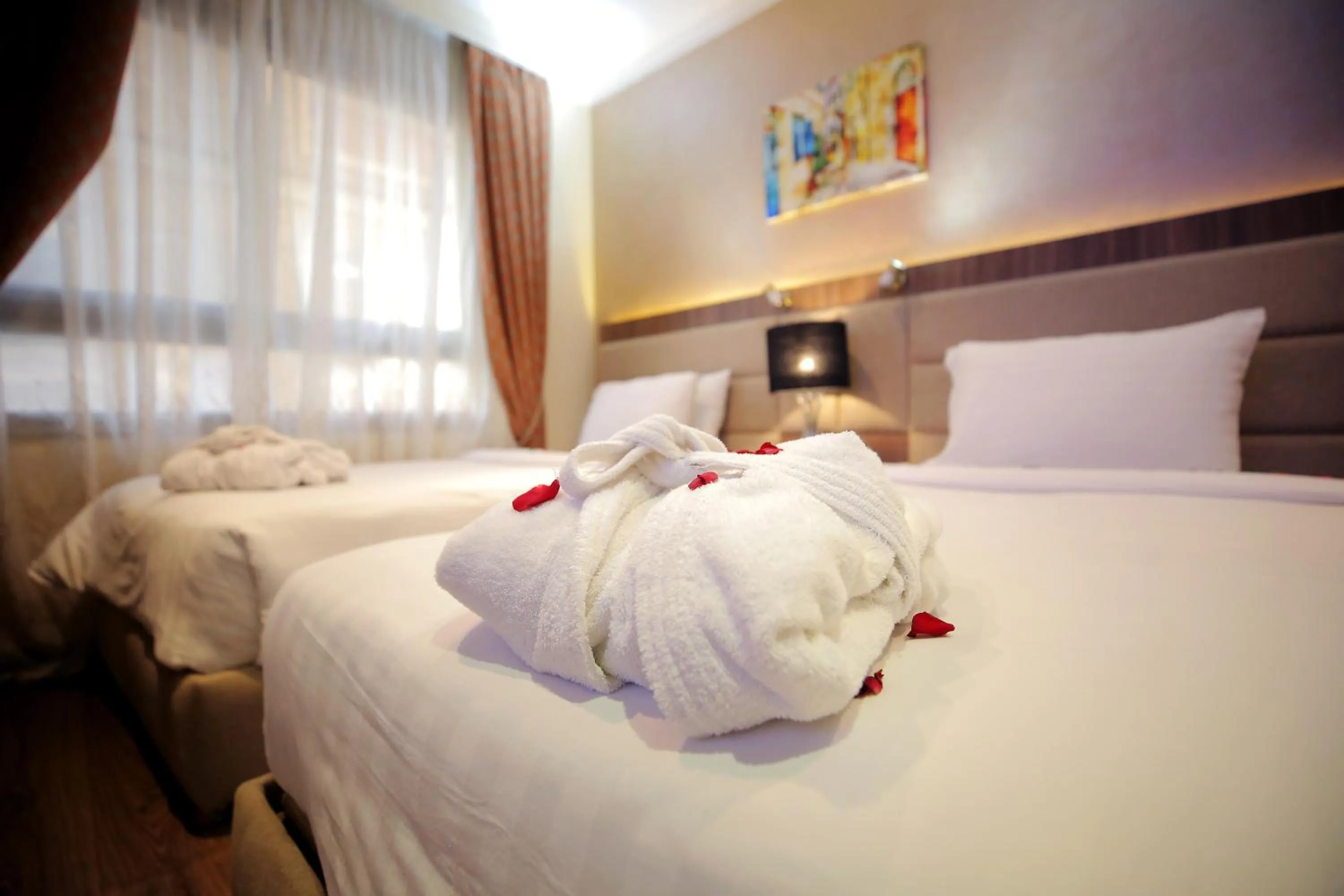 Bed in Cairo Taj Hotels & Suites - Dokki