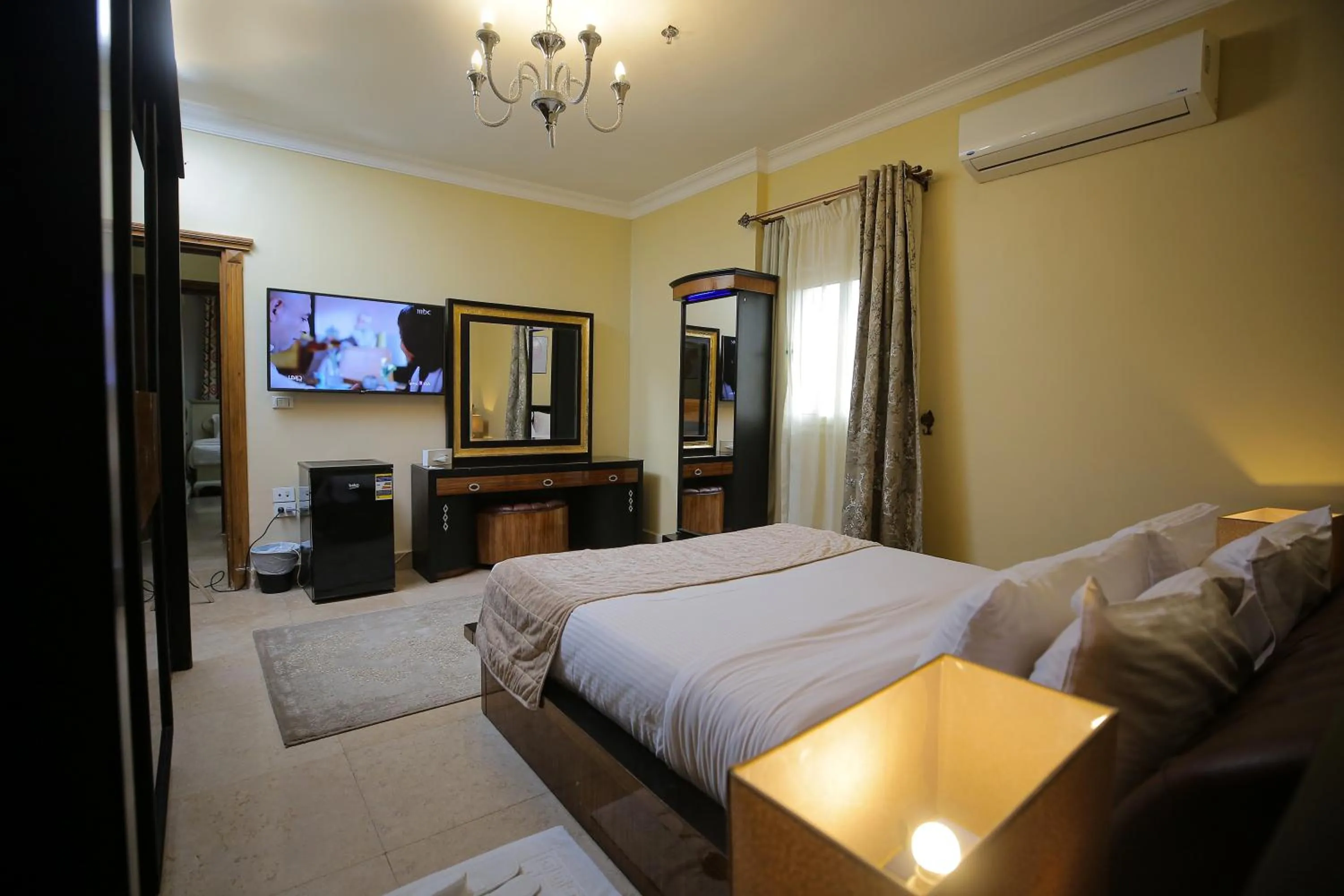 Bed in Cairo Taj Hotels & Suites - Dokki