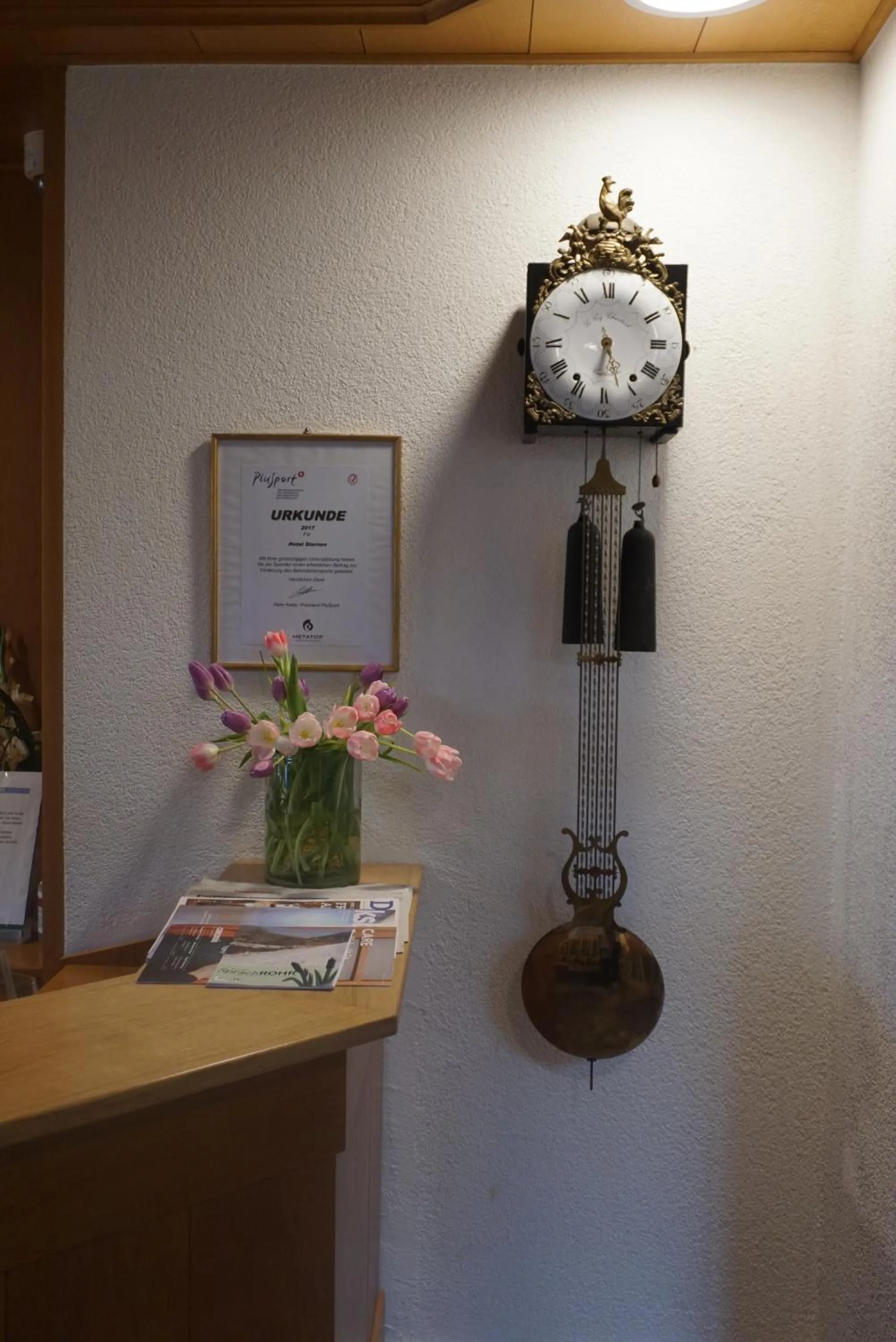 Lobby or reception in Hotel Sternen