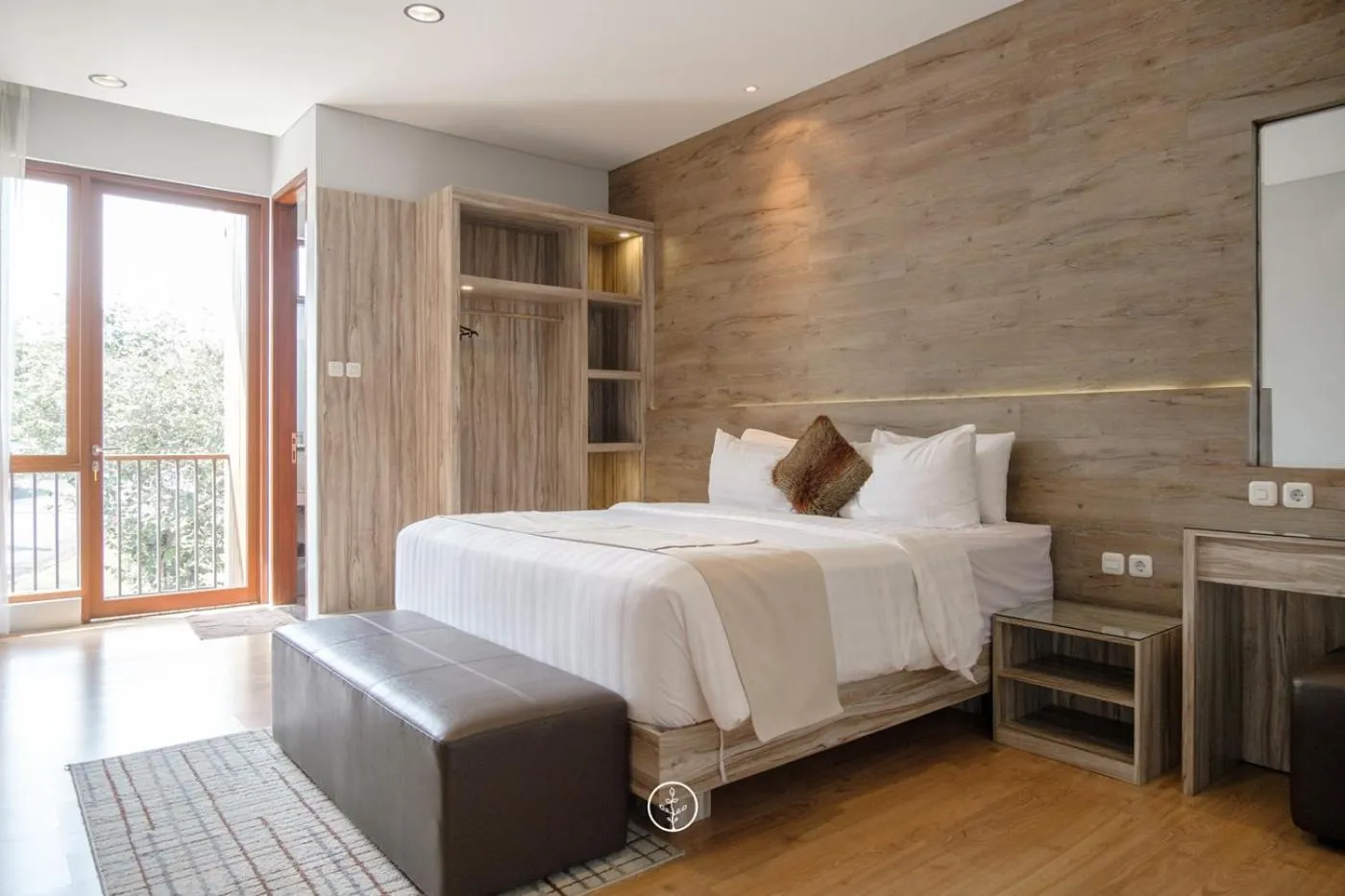 Bed in Asmaya Hill View Villa 7 bedrooms with a private swimming pool and billiard table