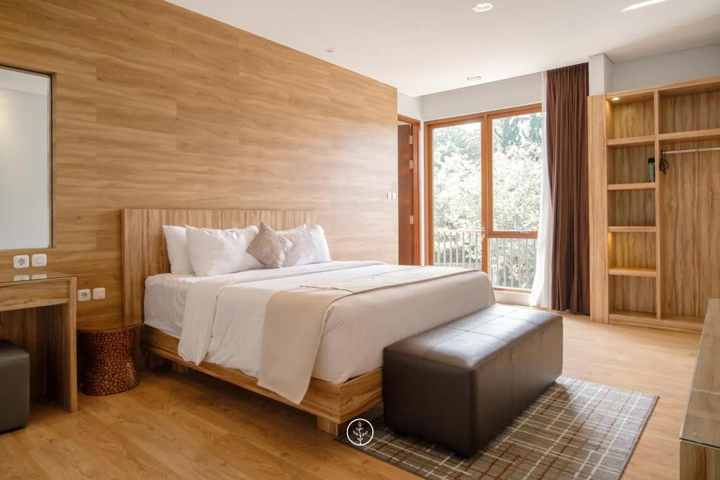 Bed in Asmaya Hill View Villa 7 bedrooms with a private swimming pool and billiard table