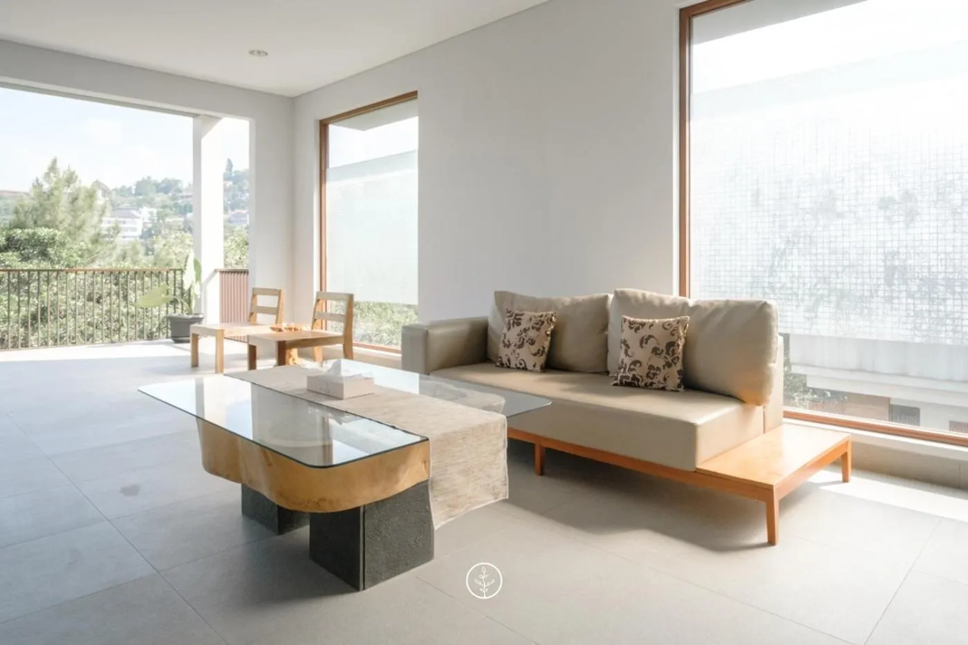 Balcony/Terrace in Asmaya Hill View Villa 7 bedrooms with a private swimming pool and billiard table