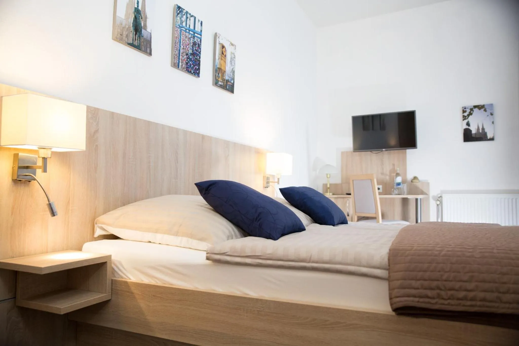 Bed in Hotel Pilar Garni