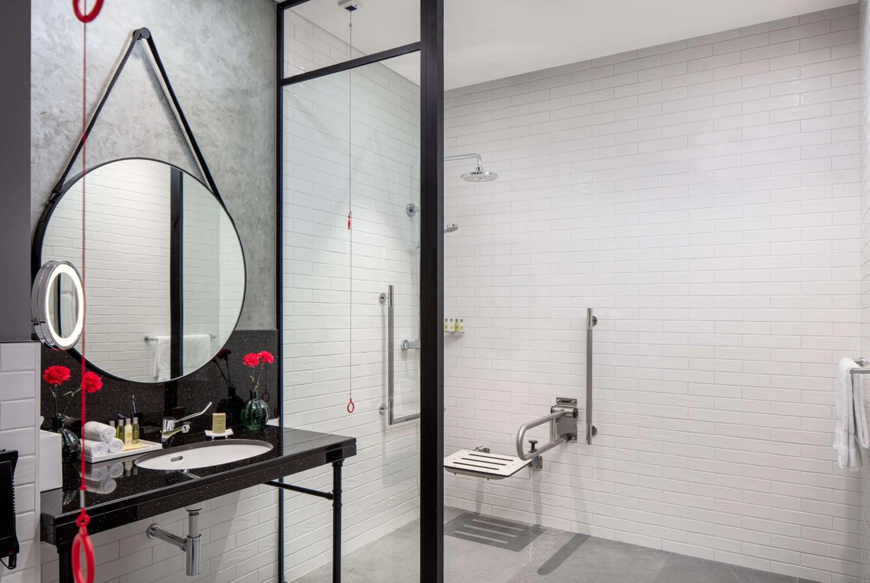 Bathroom in DoubleTree by Hilton Dubai M Square Hotel & Residences