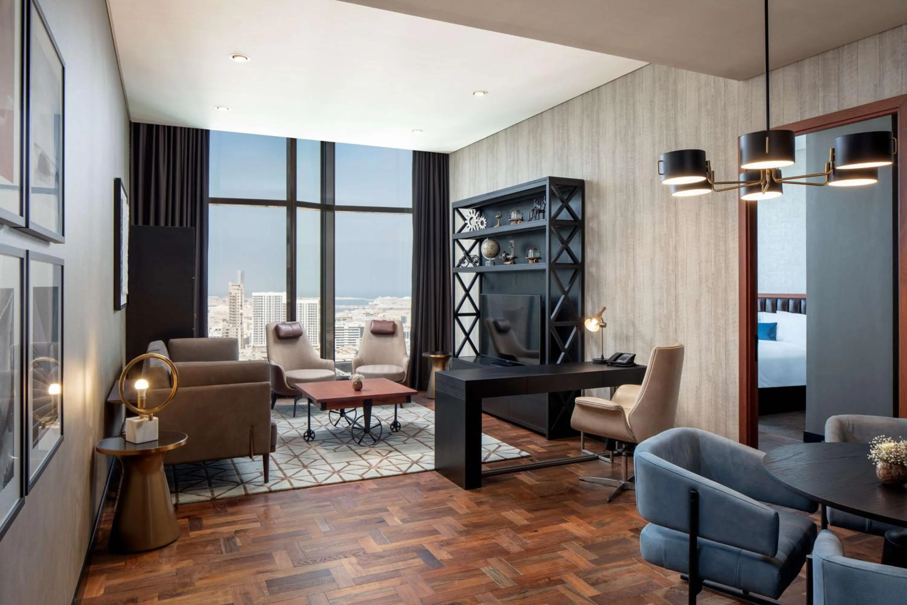 Bedroom in DoubleTree by Hilton Dubai M Square Hotel & Residences