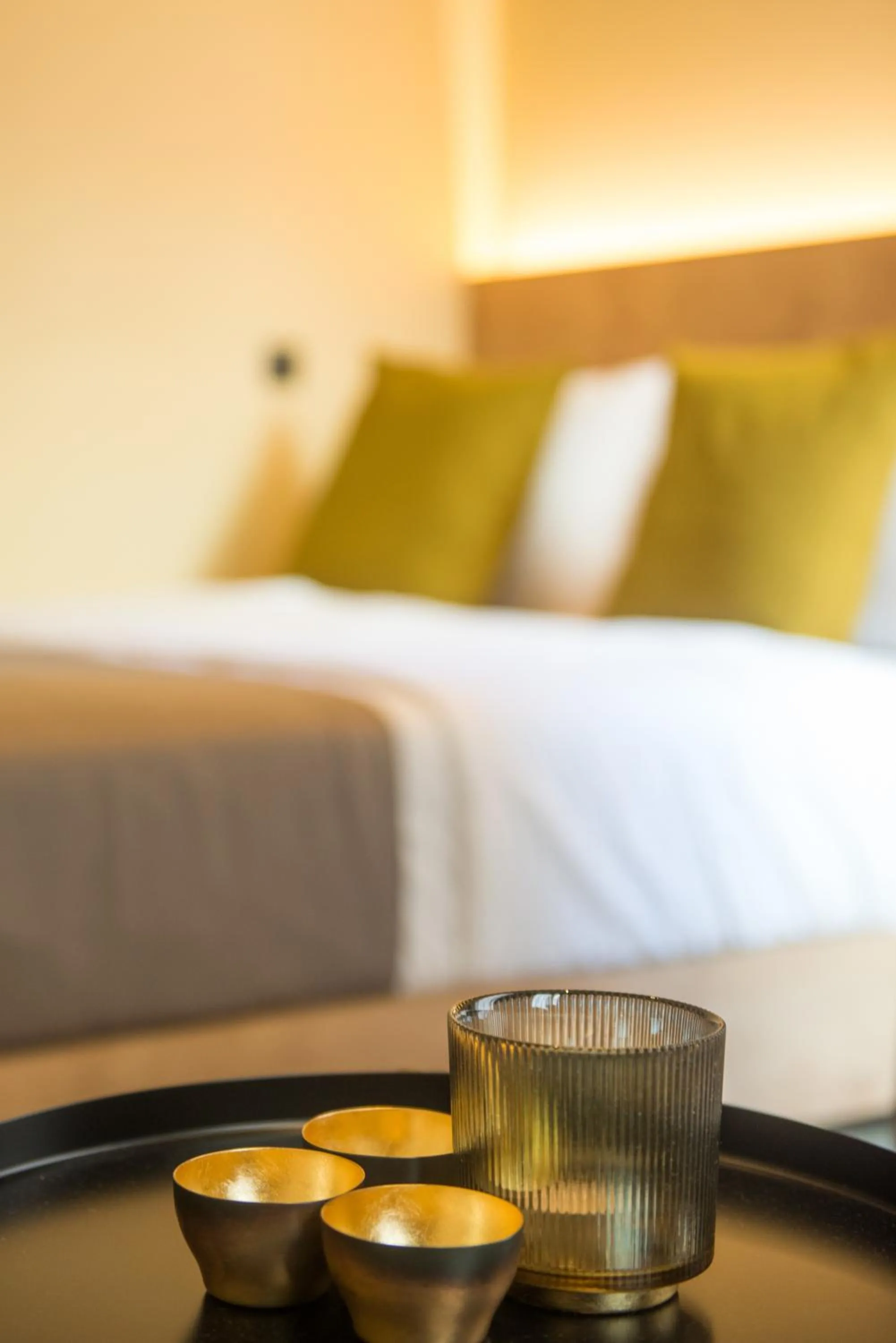 Decorative detail, Bed in Metis Urbane Living Spaces