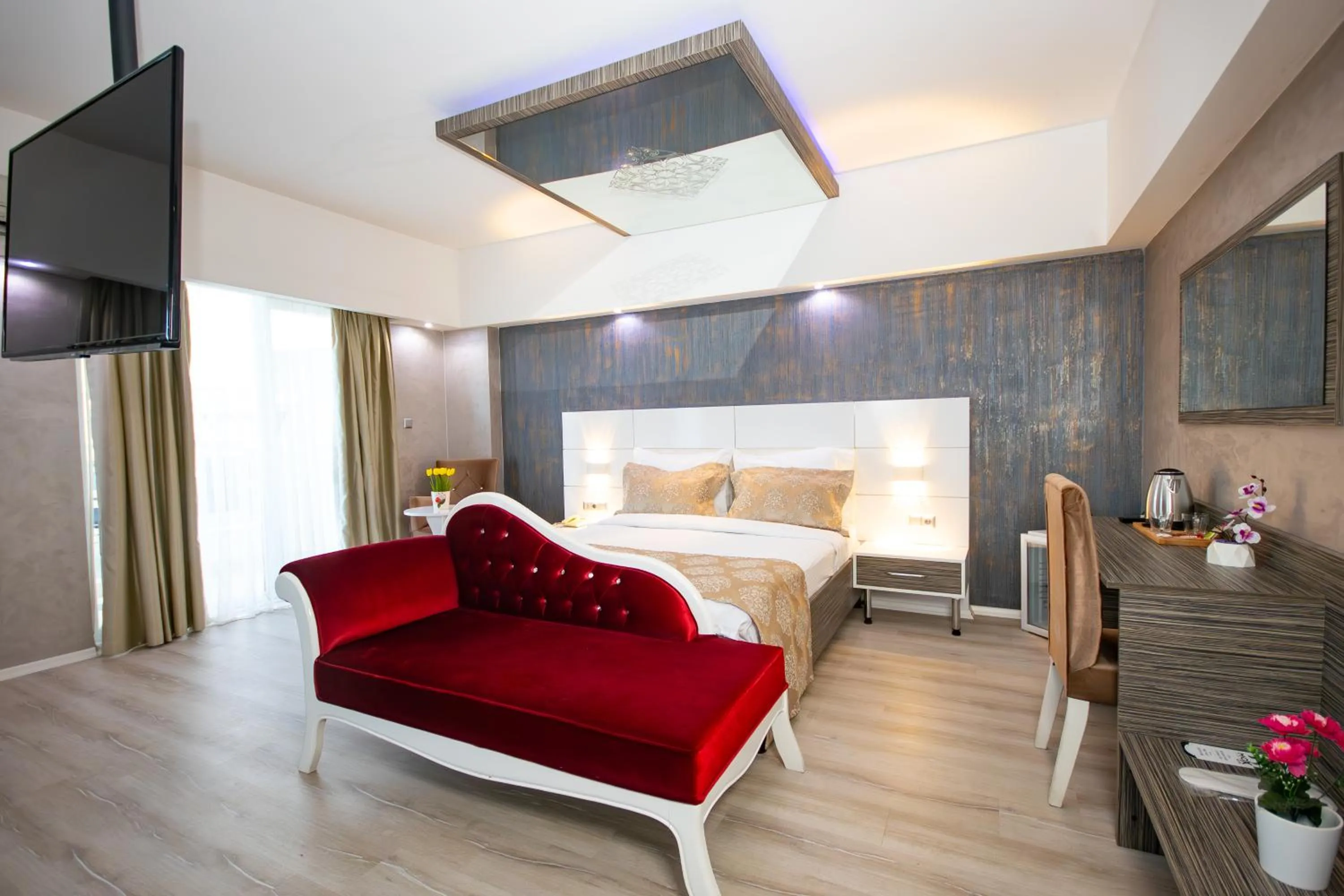 Bed in MOX Hotel Wellness & Spa