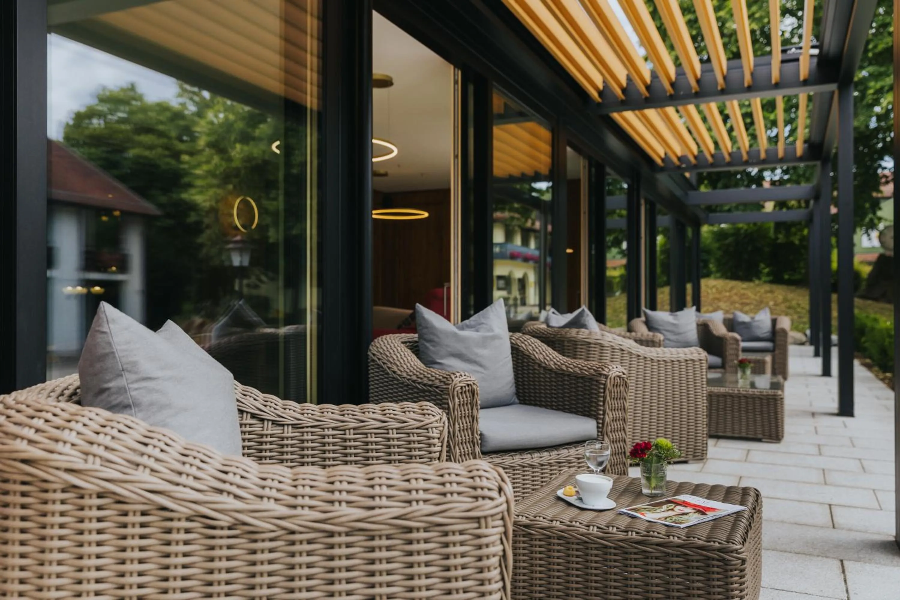 Balcony/Terrace in Hotel Drei Quellen Therme