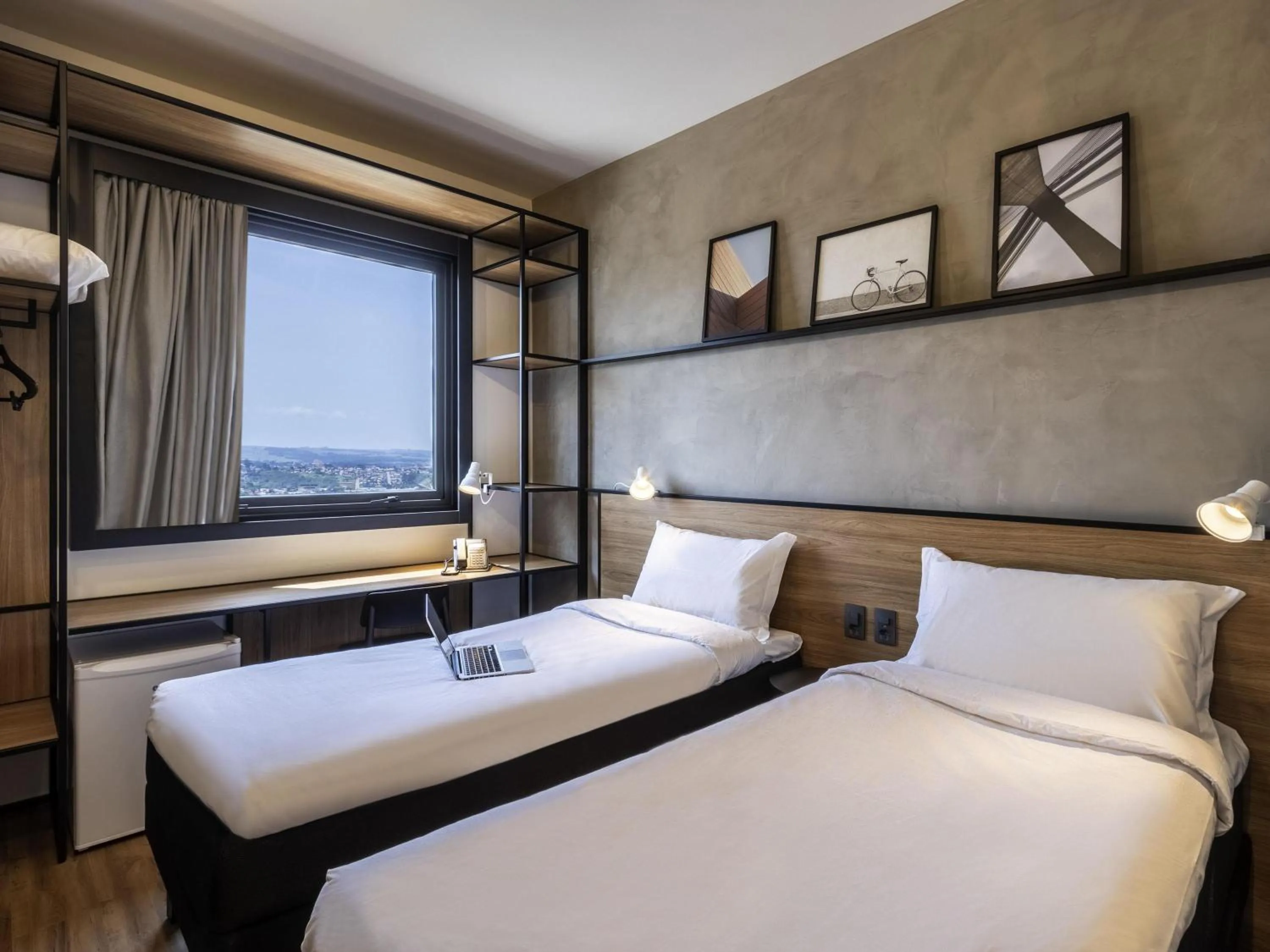 Bedroom, Bed in ibis Ponta Grossa