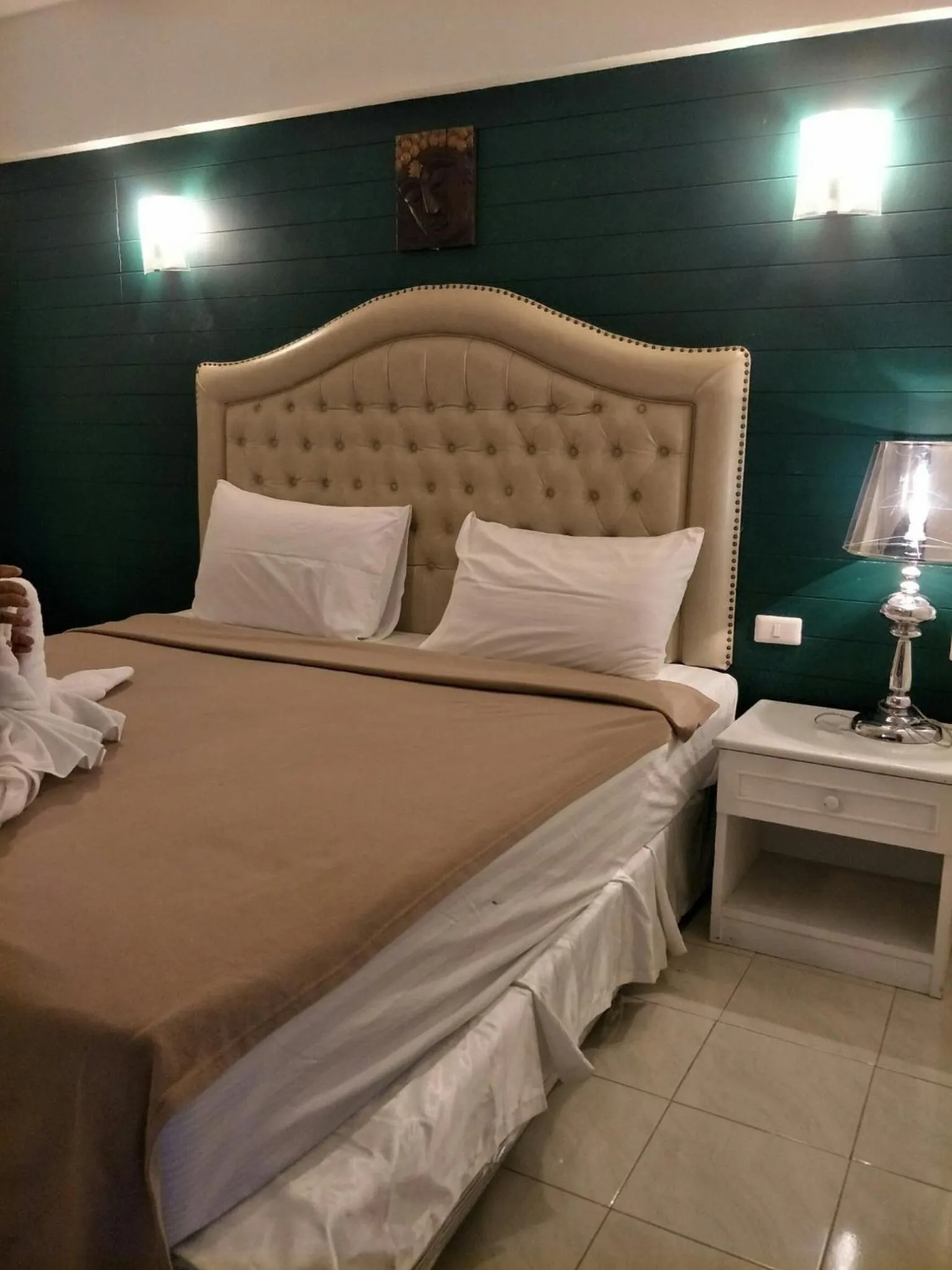 Bed in I-Inn Hotel