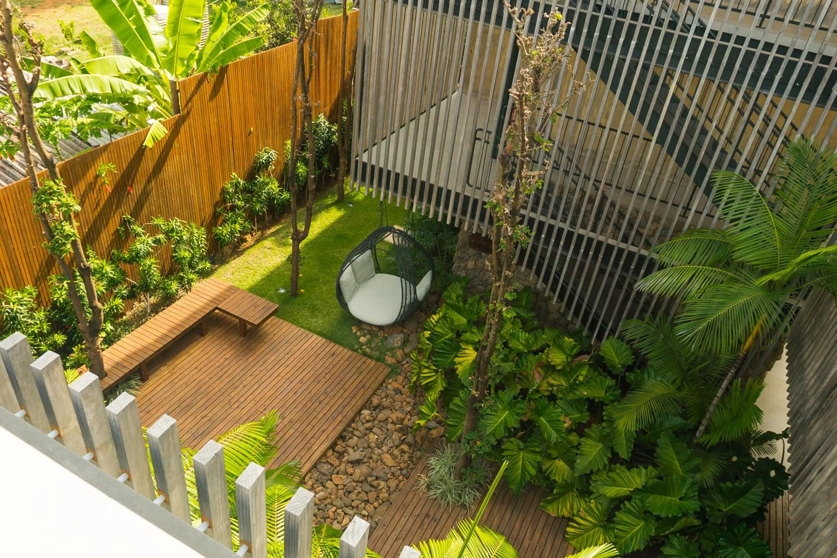 Garden in Pousada Maria Flor