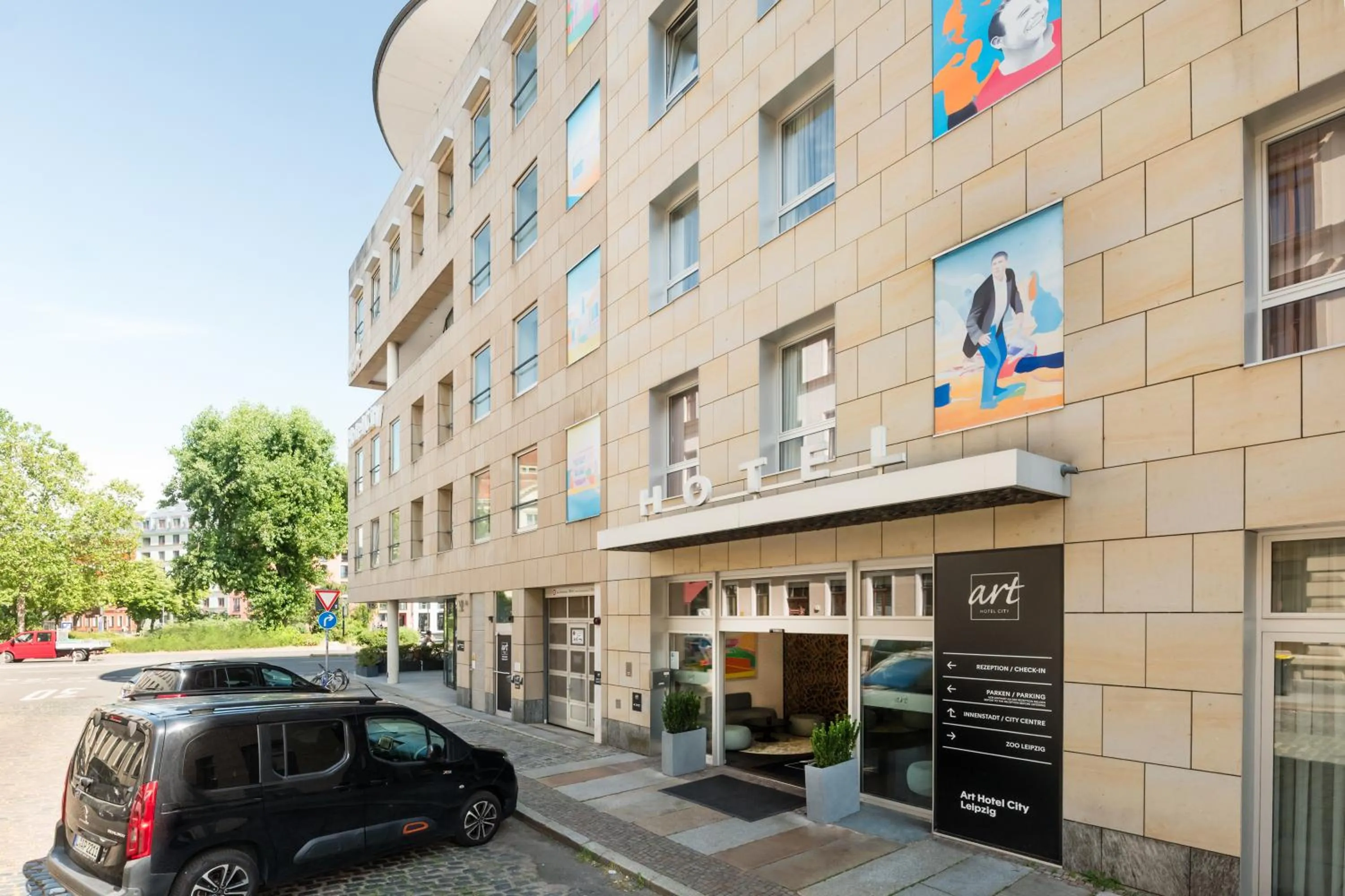 Property building in Art Hotel City Leipzig