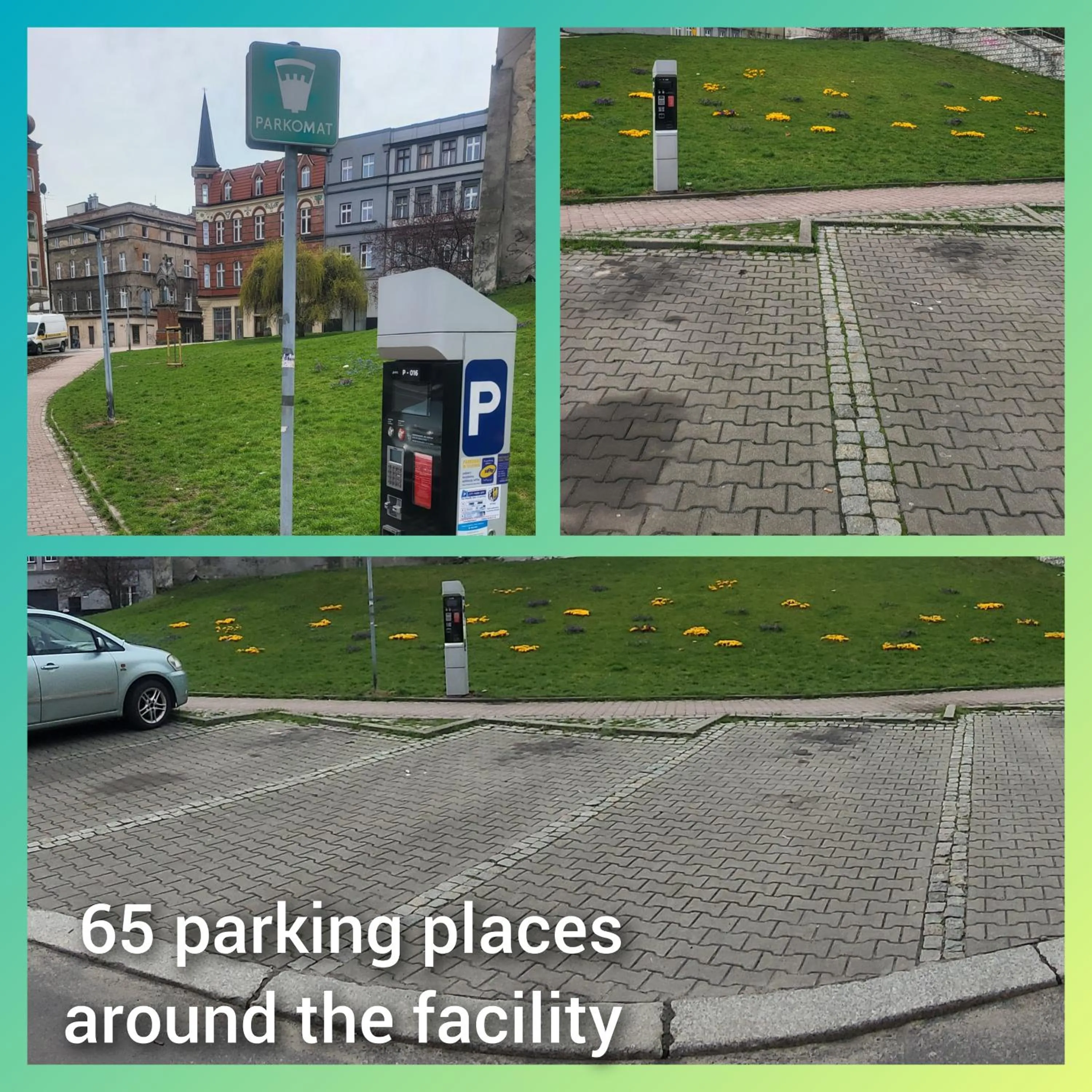 Parking in Apartamenty PRETTY WOMAN meldunek samodzielny 24h - noclegi Bytom Chorzów Katowice