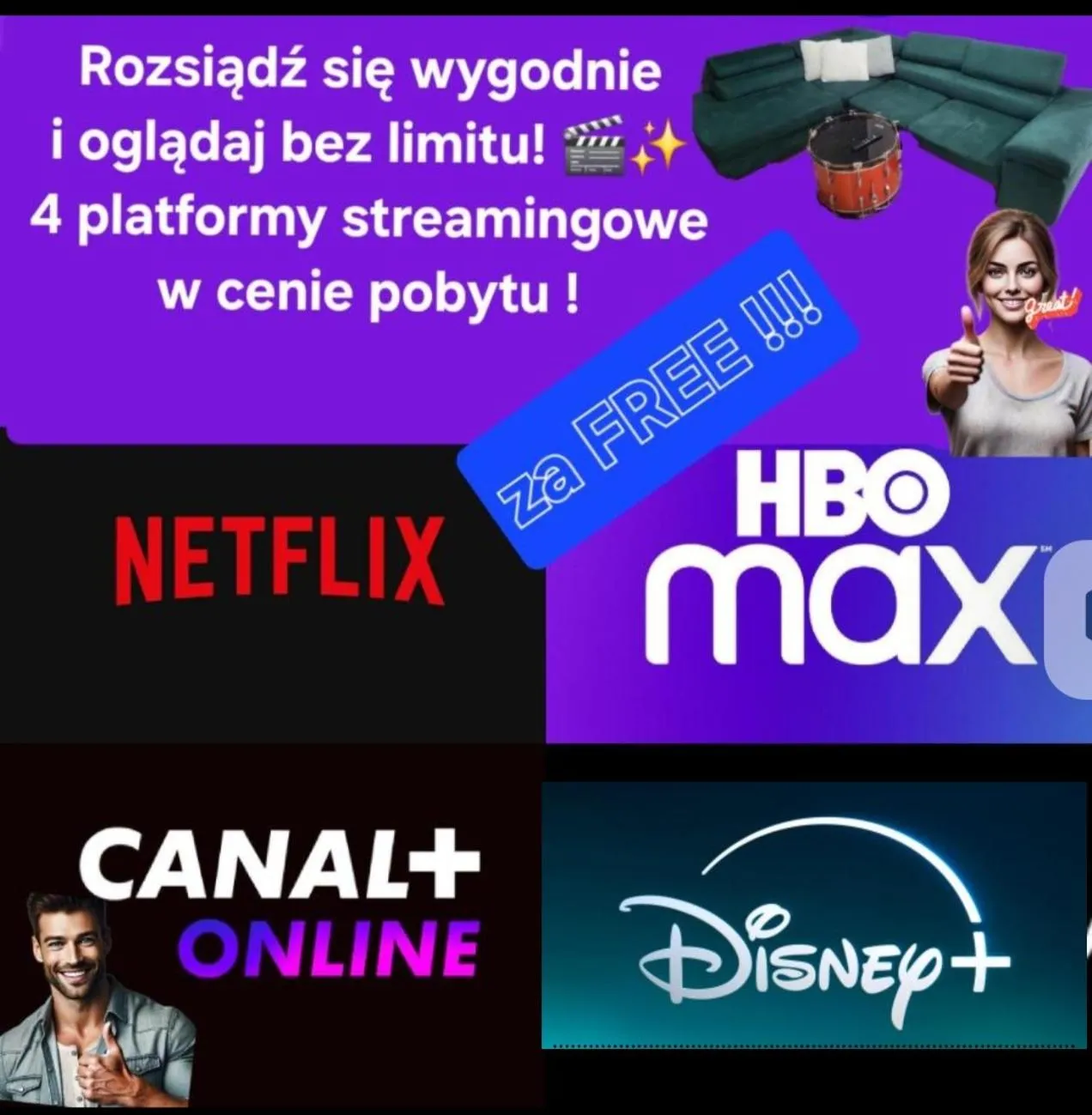 Apartamenty PRETTY WOMAN meldunek samodzielny 24h - noclegi Bytom Chorzów Katowice