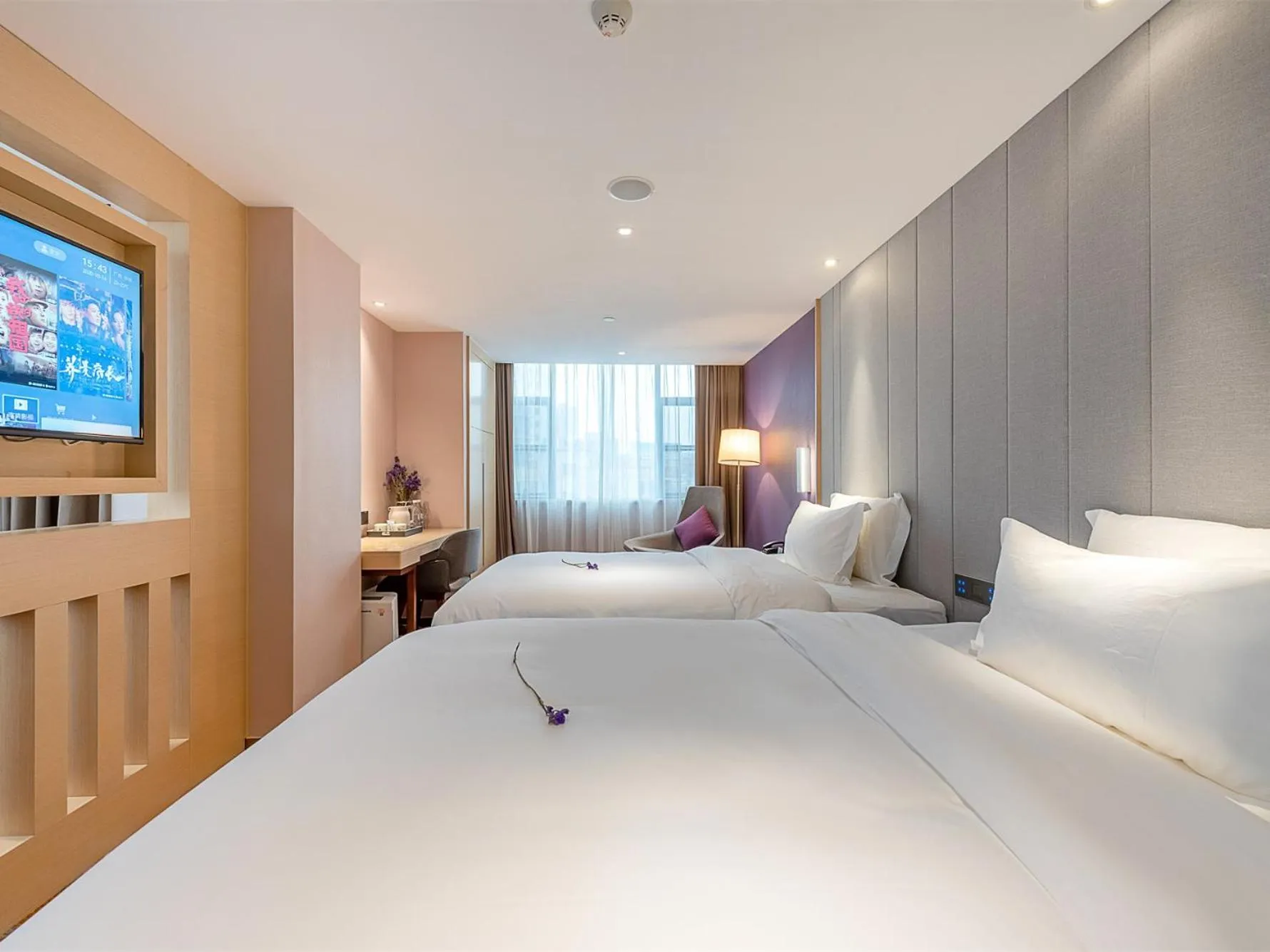 Photo of the whole room, Bed in Lavande Hotel Guangzhou east railway station Tianpingjia Subway Station Branch
