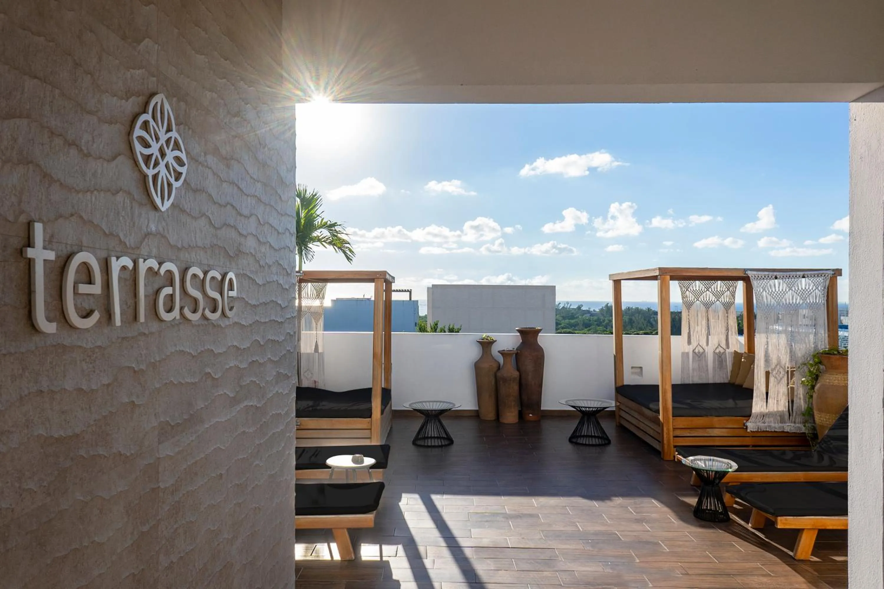 View (from property/room) in Terrasse Hotel Playa del Carmen