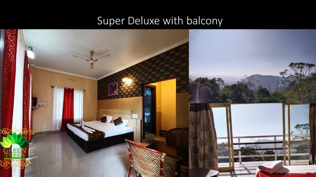 Bed in Green Trees Munnar