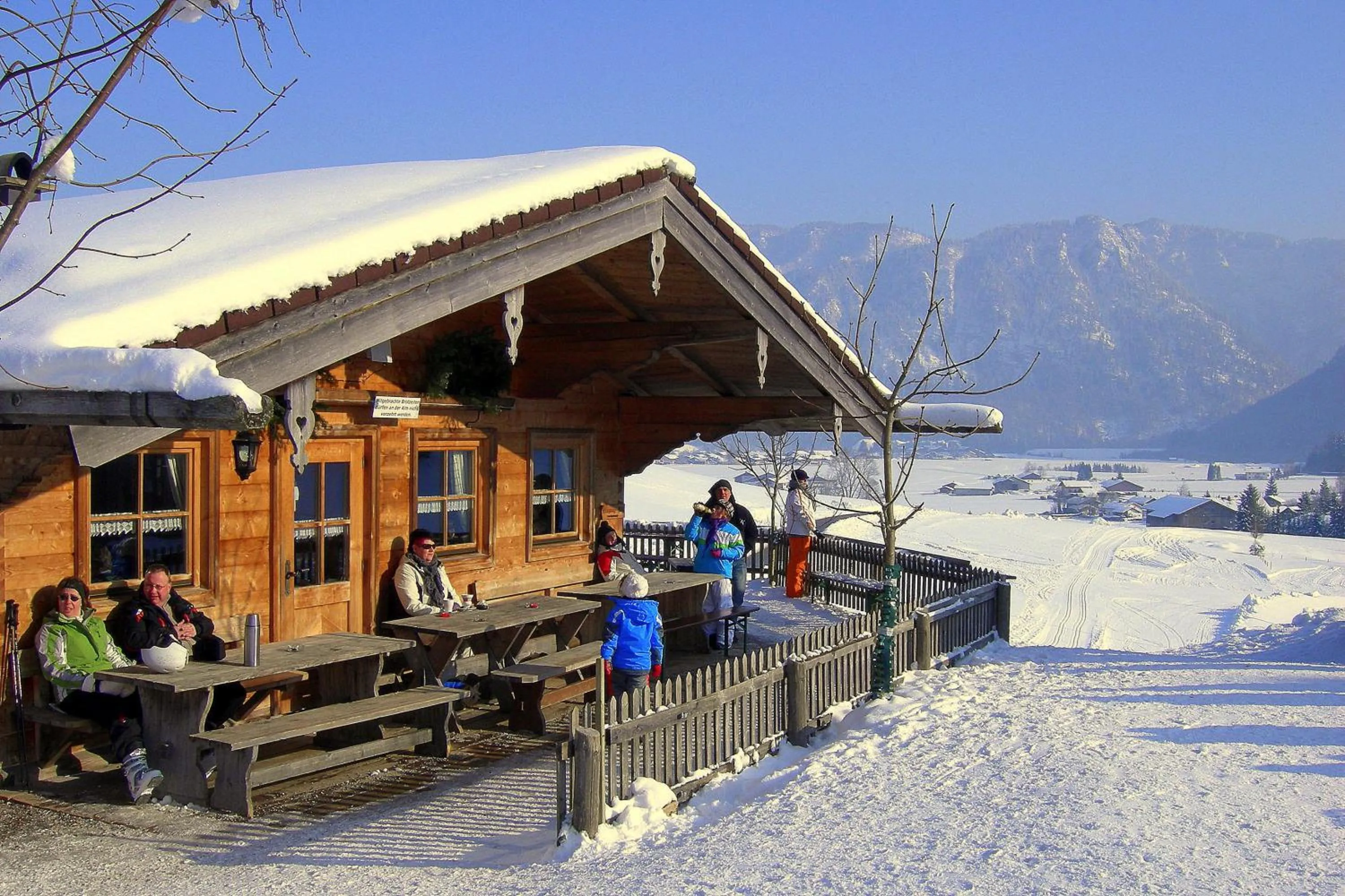 Winter in Hubertus Appartements Inzell