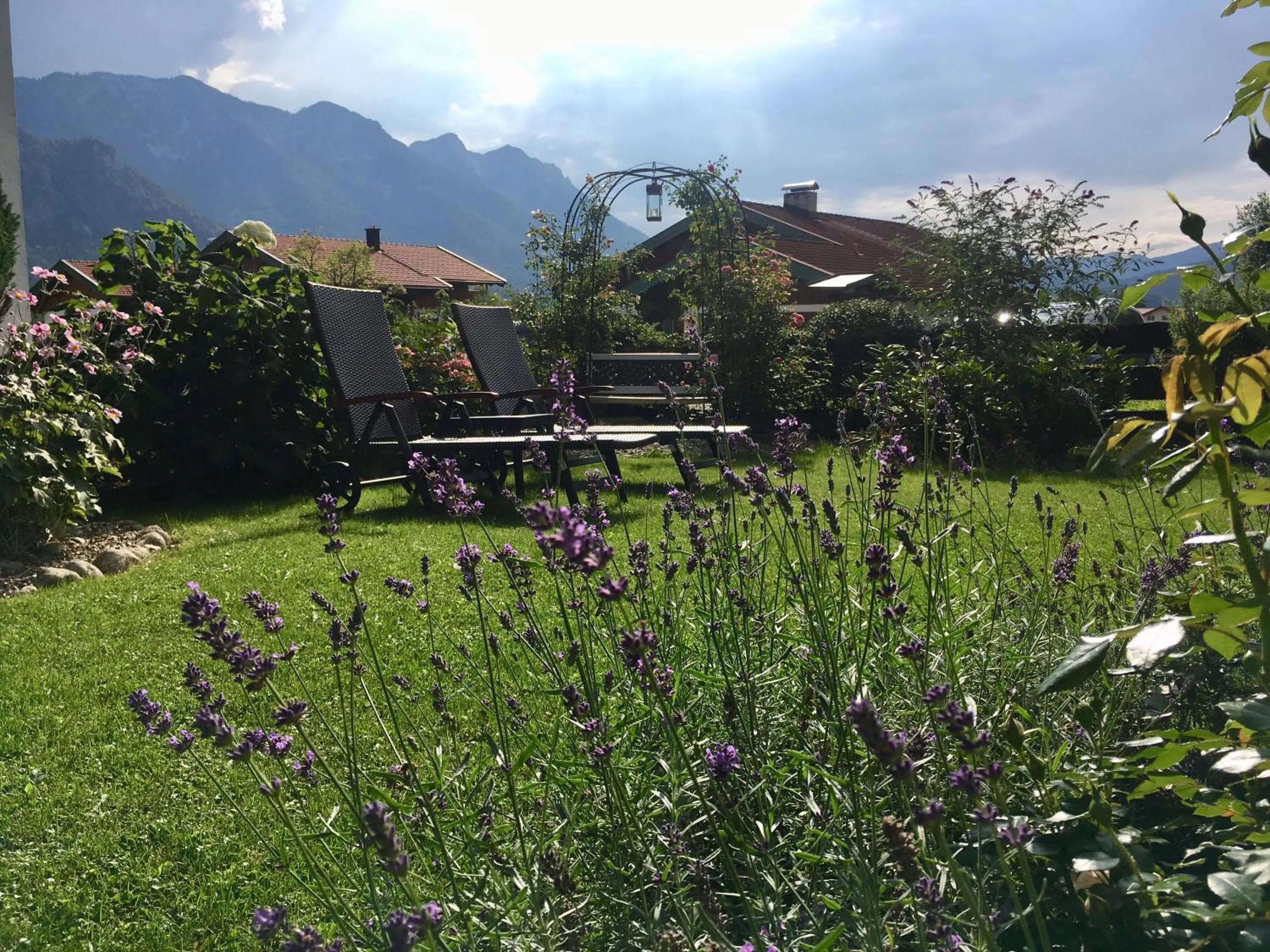 Natural landscape in Hubertus Appartements Inzell