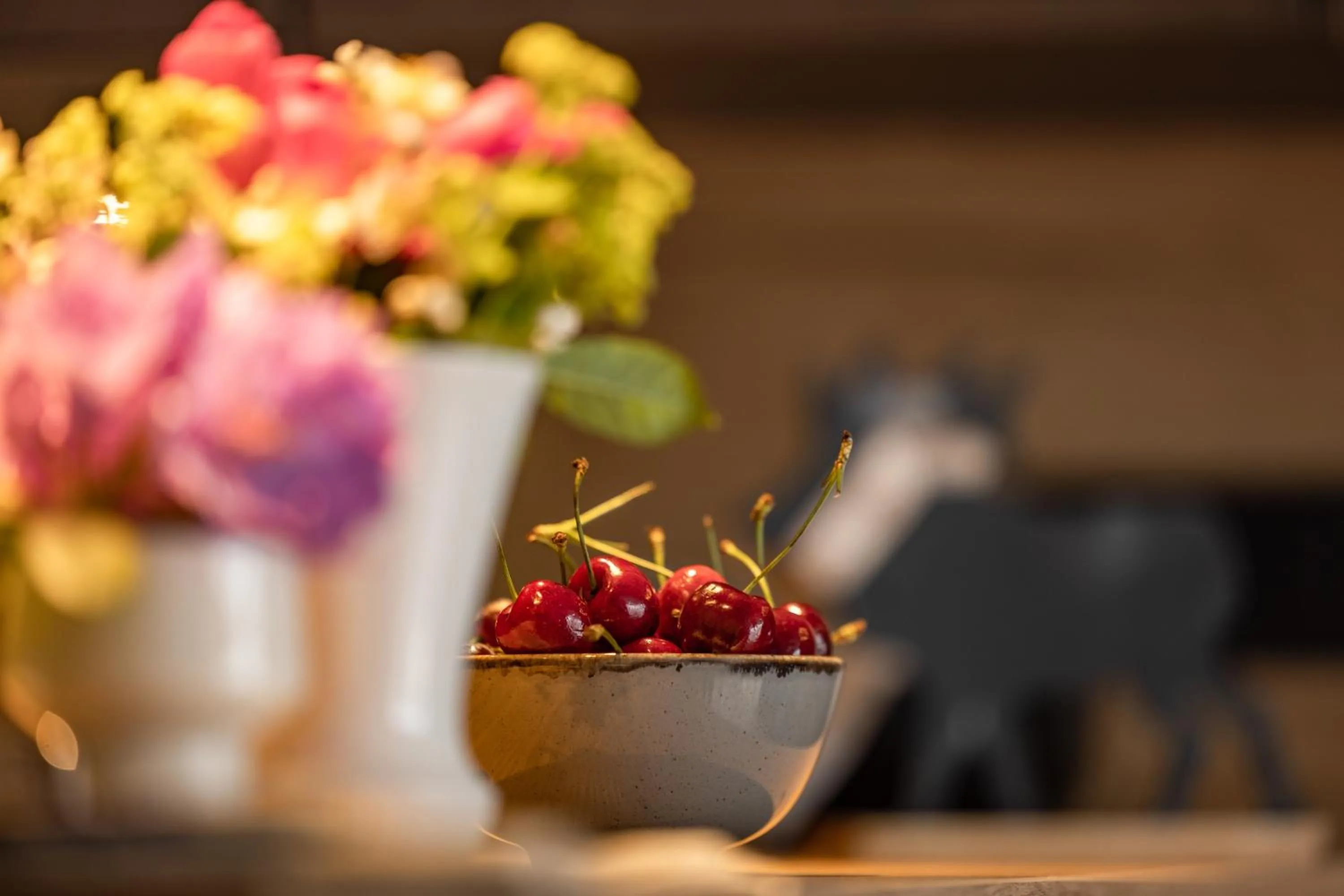 Kitchen or kitchenette in Hubertus Appartements Inzell