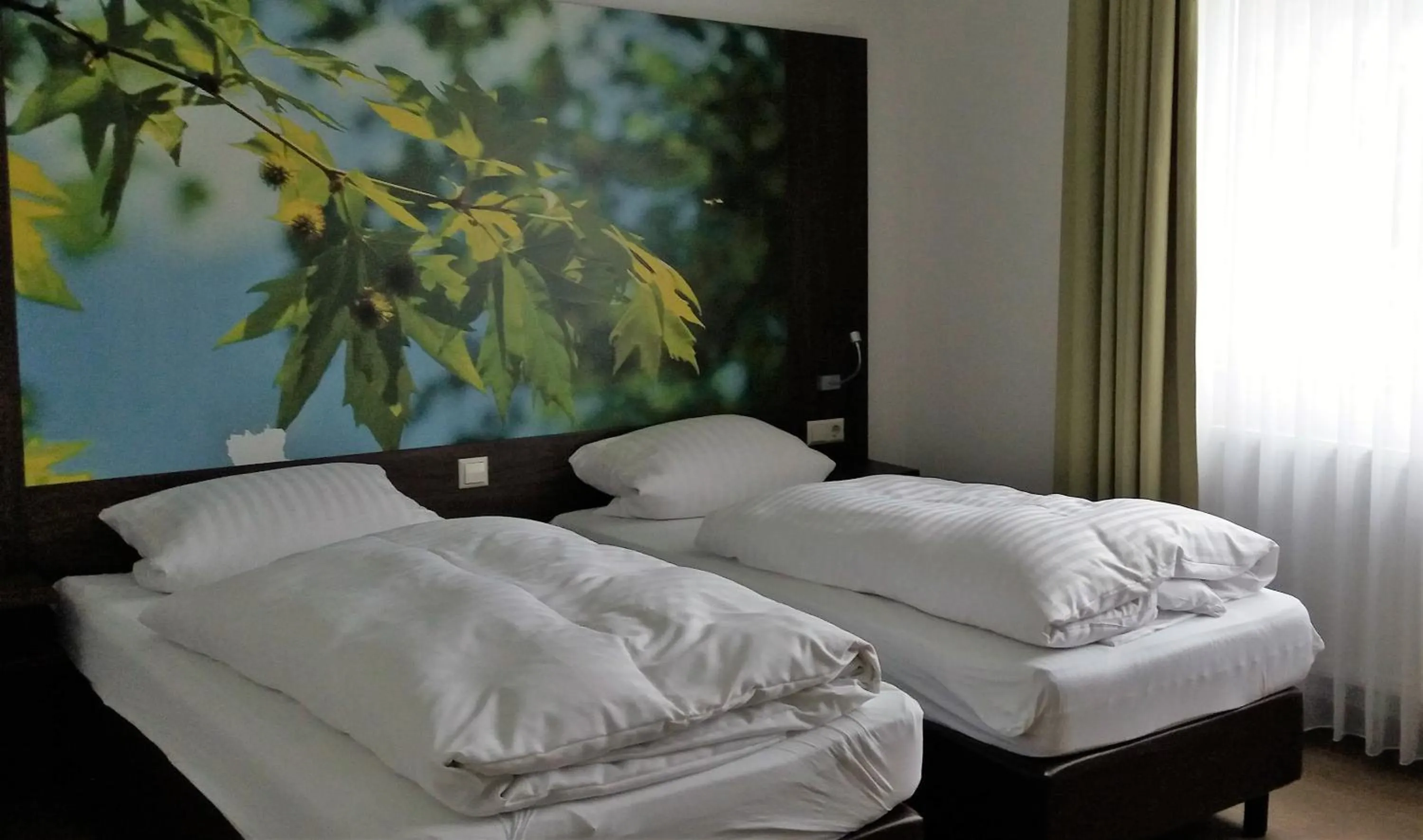 Bed in Waldhotel