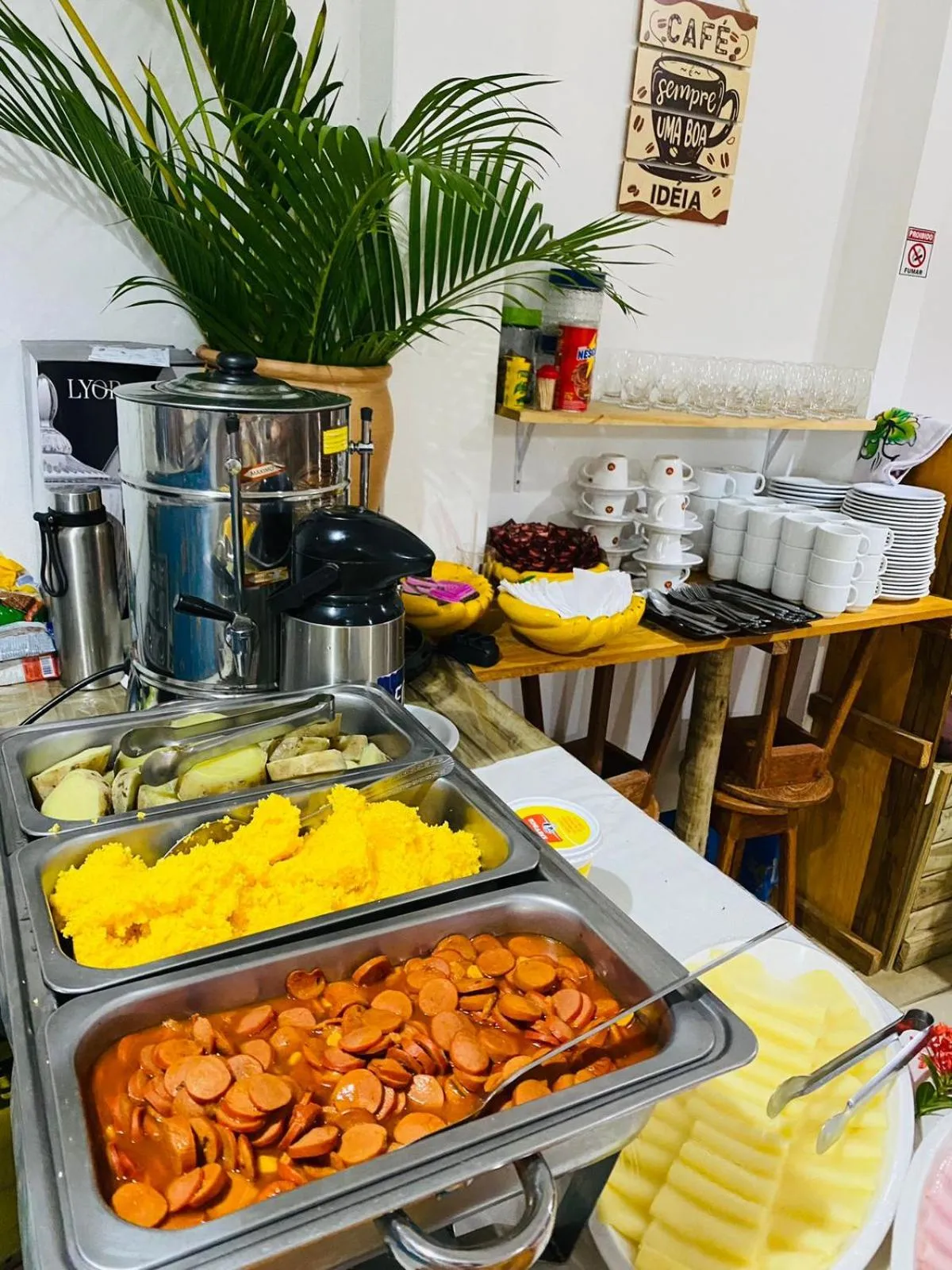 Breakfast in Pousada Ponta da Baleia