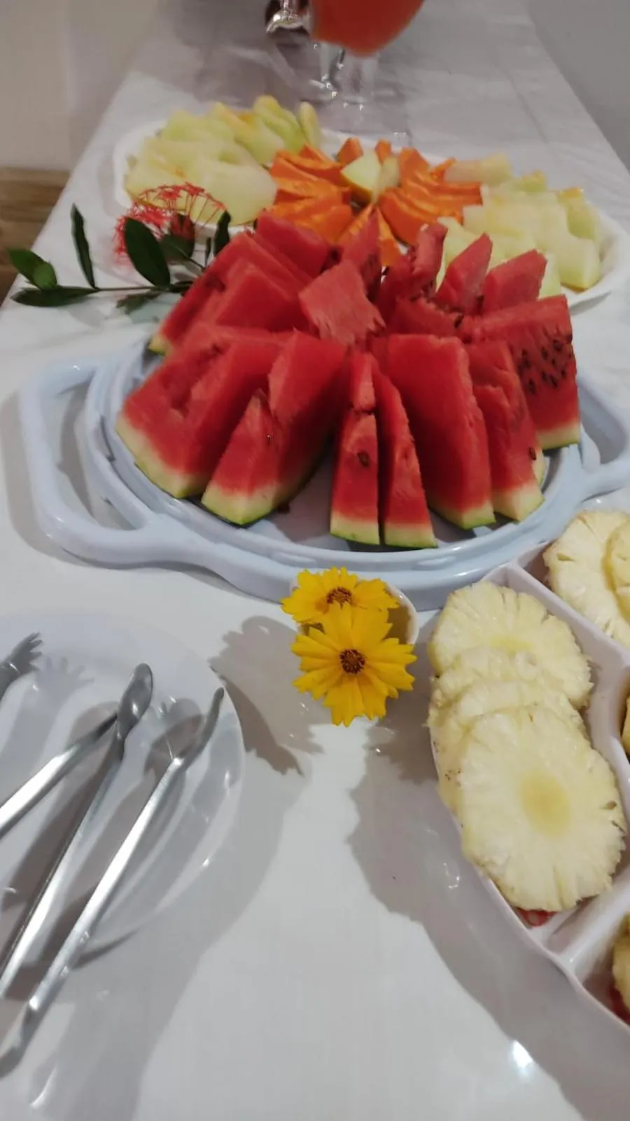 Food and drinks in Pousada Ponta da Baleia