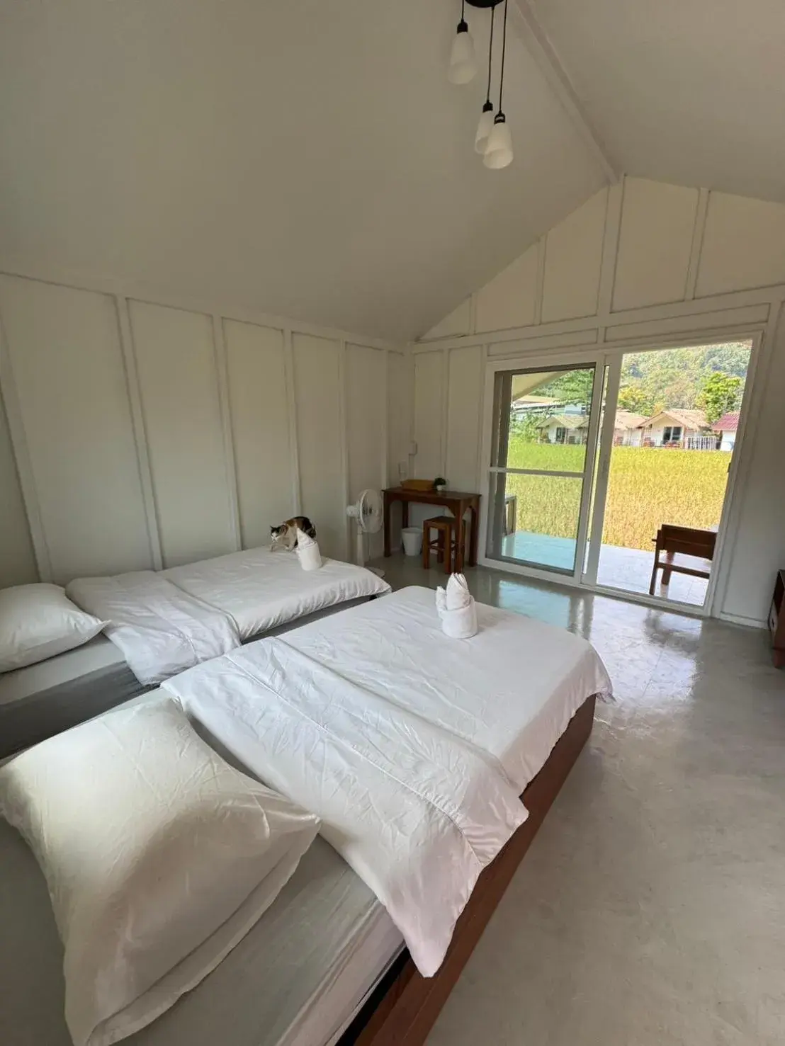 Rimna Twin Beds in สะปันดีวิว Sapan Dee View บ่อเกลือ น่าน Rimna Twin Beds in สะปันดีวิว Sapan Dee View บ่อเกลือ น่าน