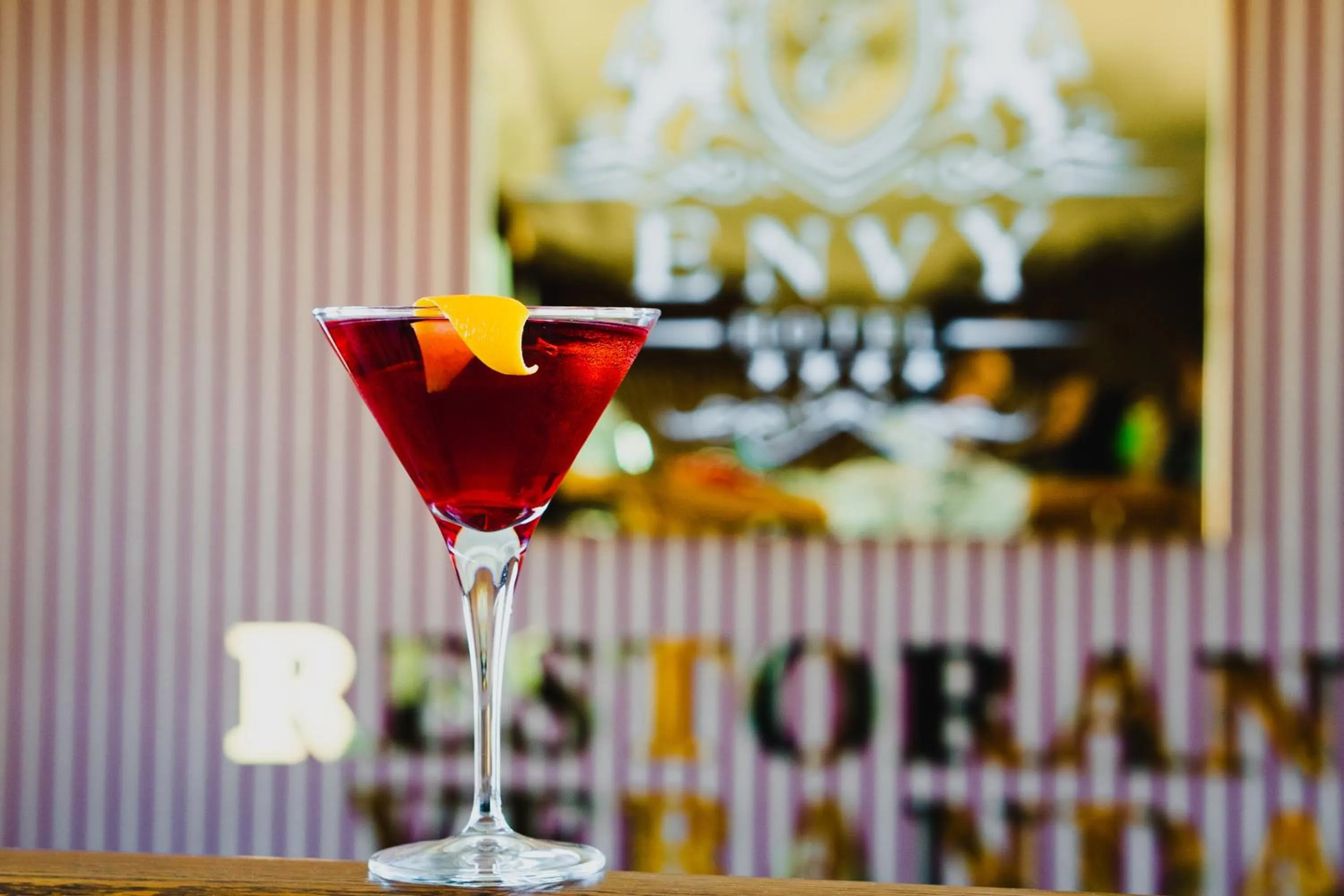 Food and drinks in Envy Hotel