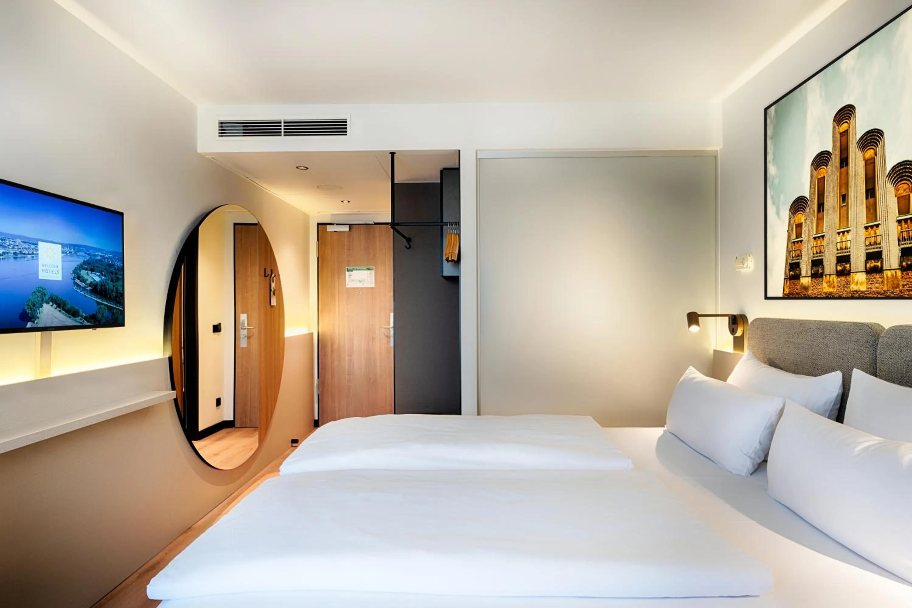 Bedroom, Bed in Welcome Hotel Darmstadt City Center