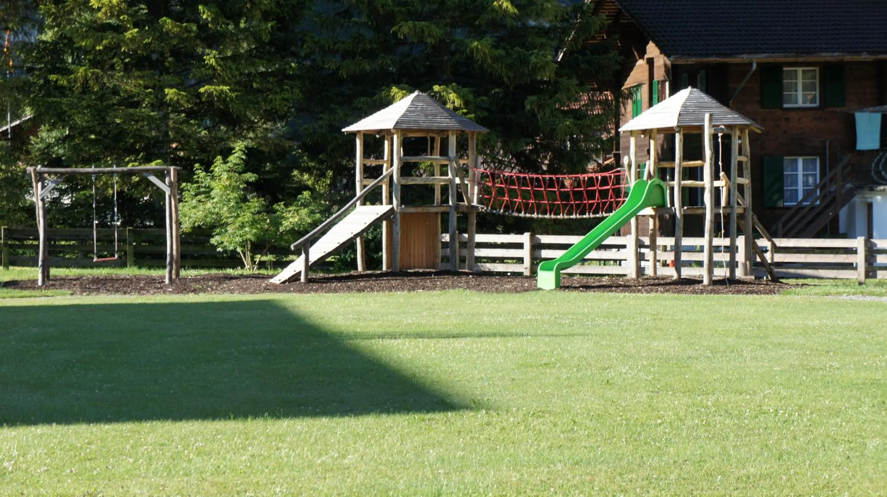 Children play ground in Belle Epoque Hotel Victoria & Apartments