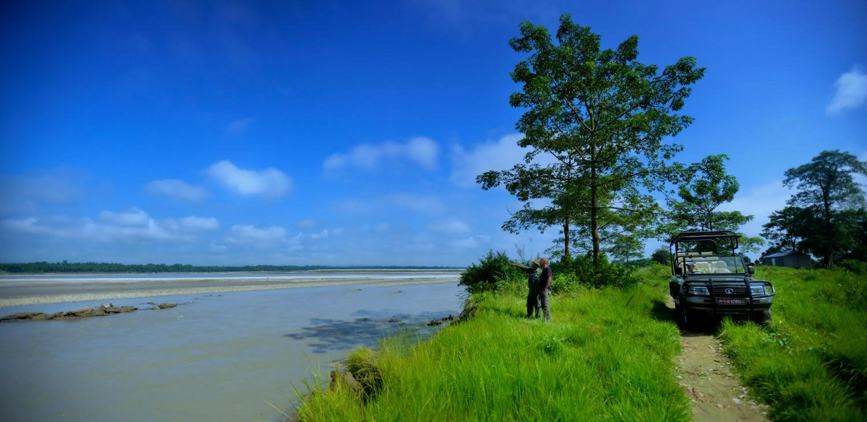 River view in Barahi Jungle Lodge