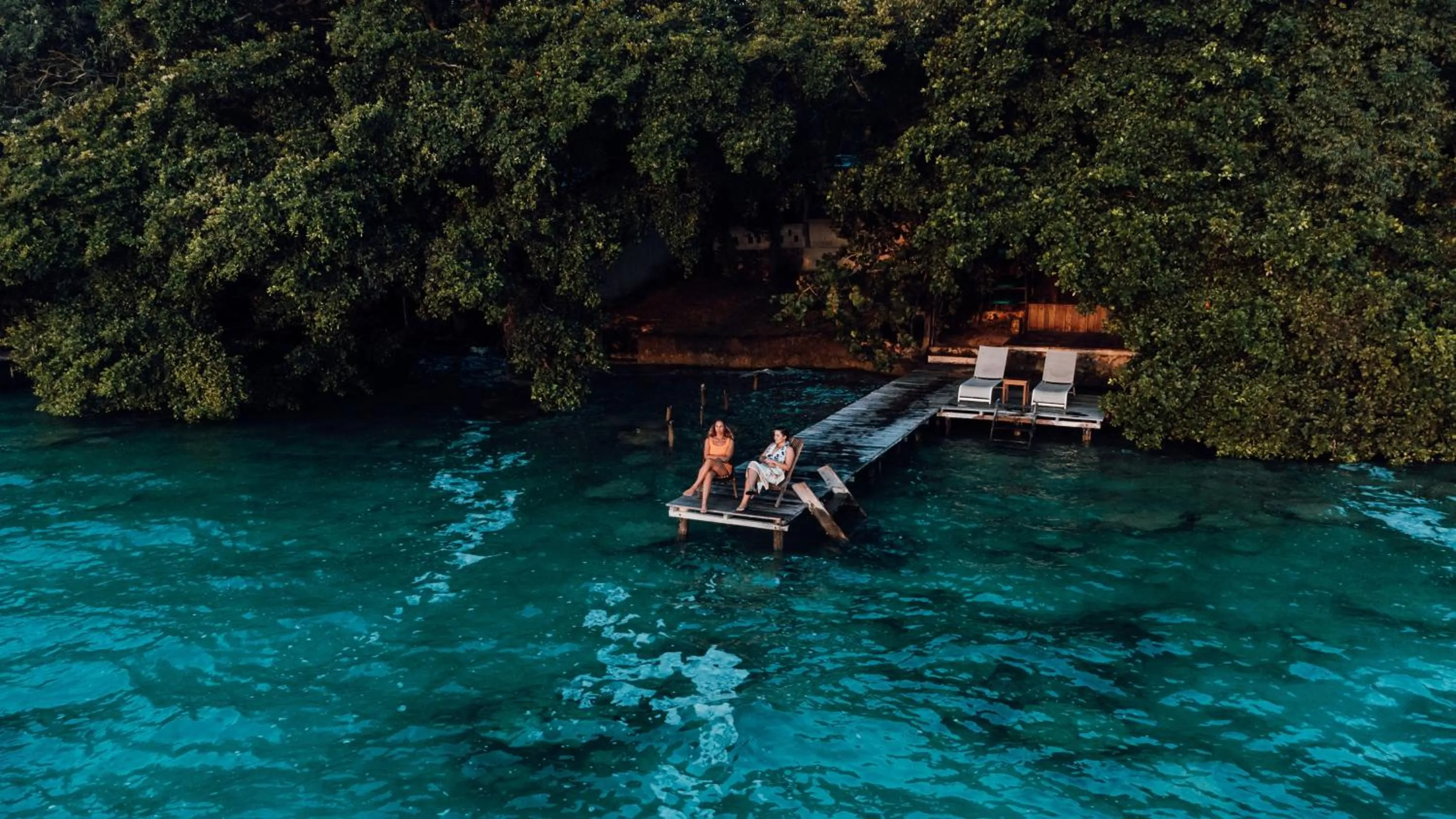 Lake view in Pucté Bacalar
