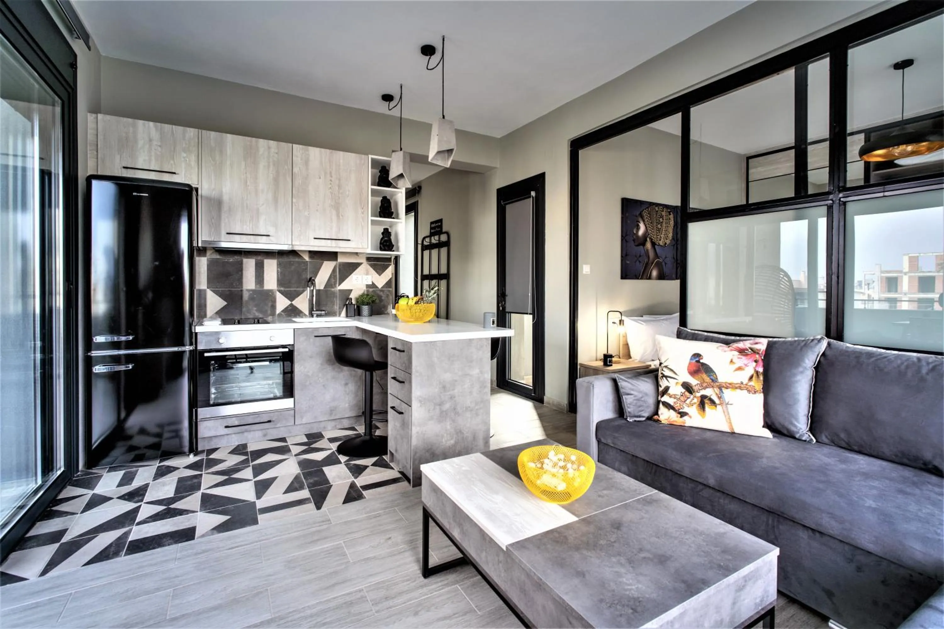 Kitchen or kitchenette in Salina Premium Residences Volos