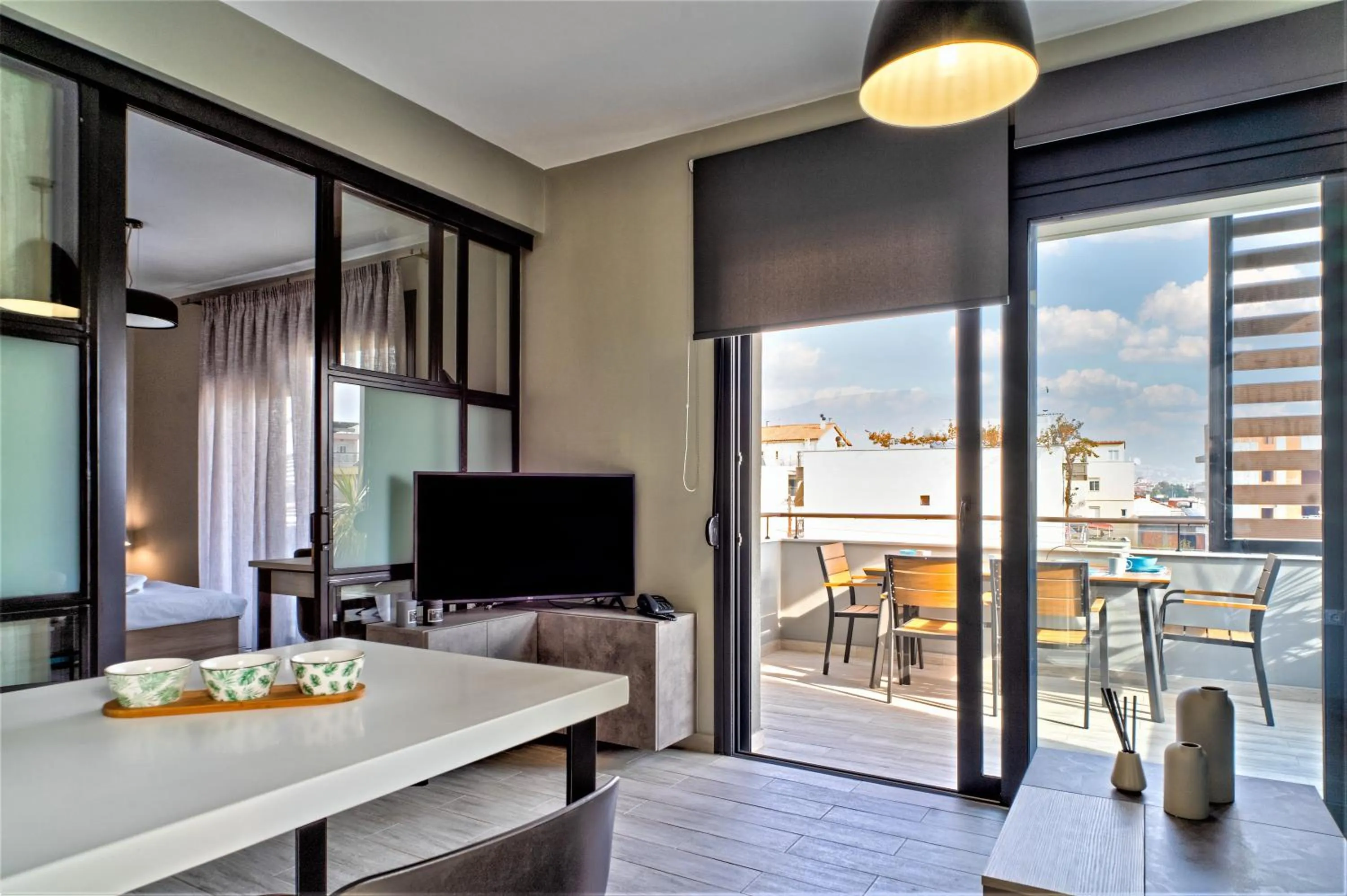 TV and multimedia in Salina Premium Residences Volos