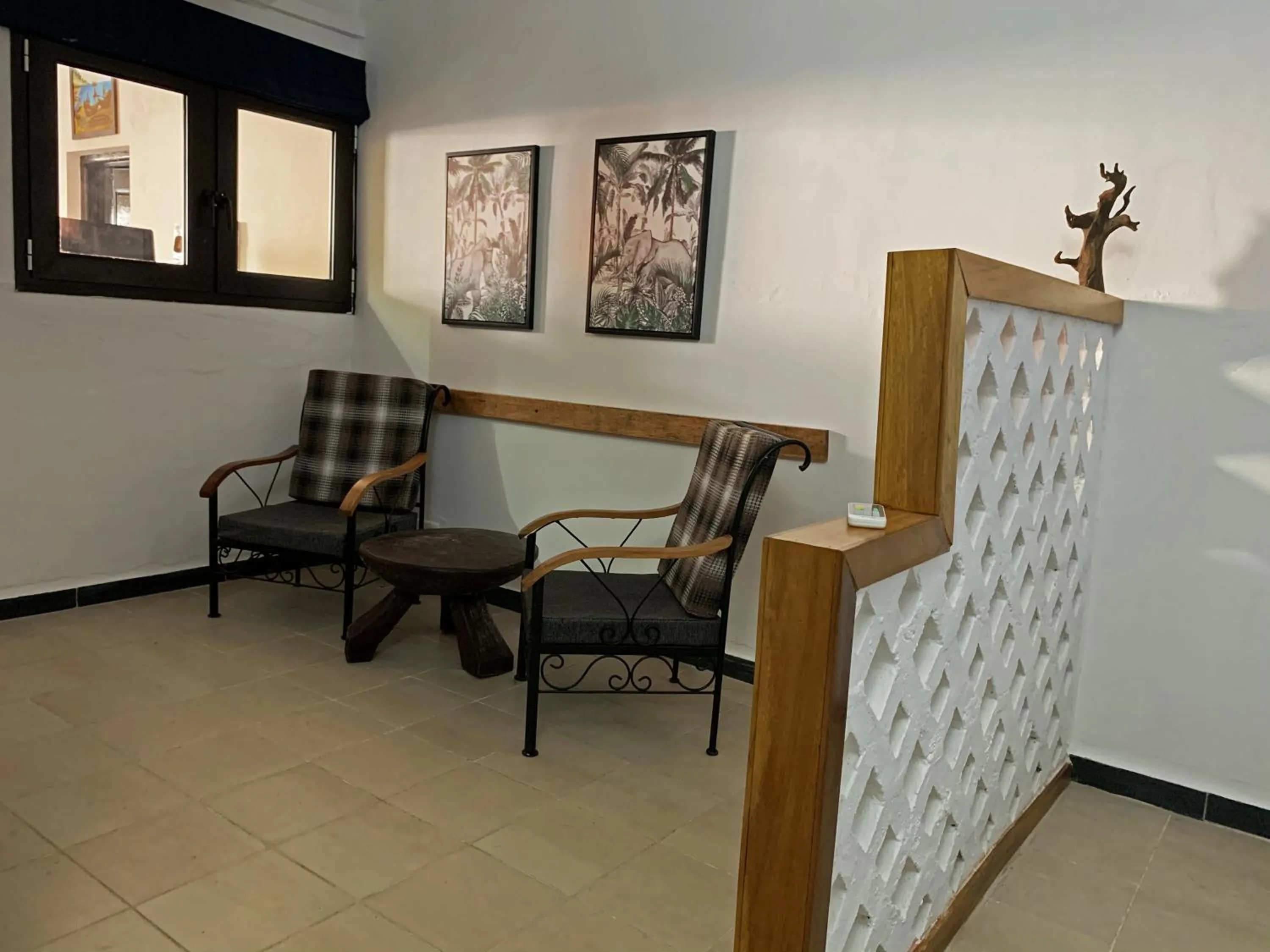 Seating area in Hotel Blawa