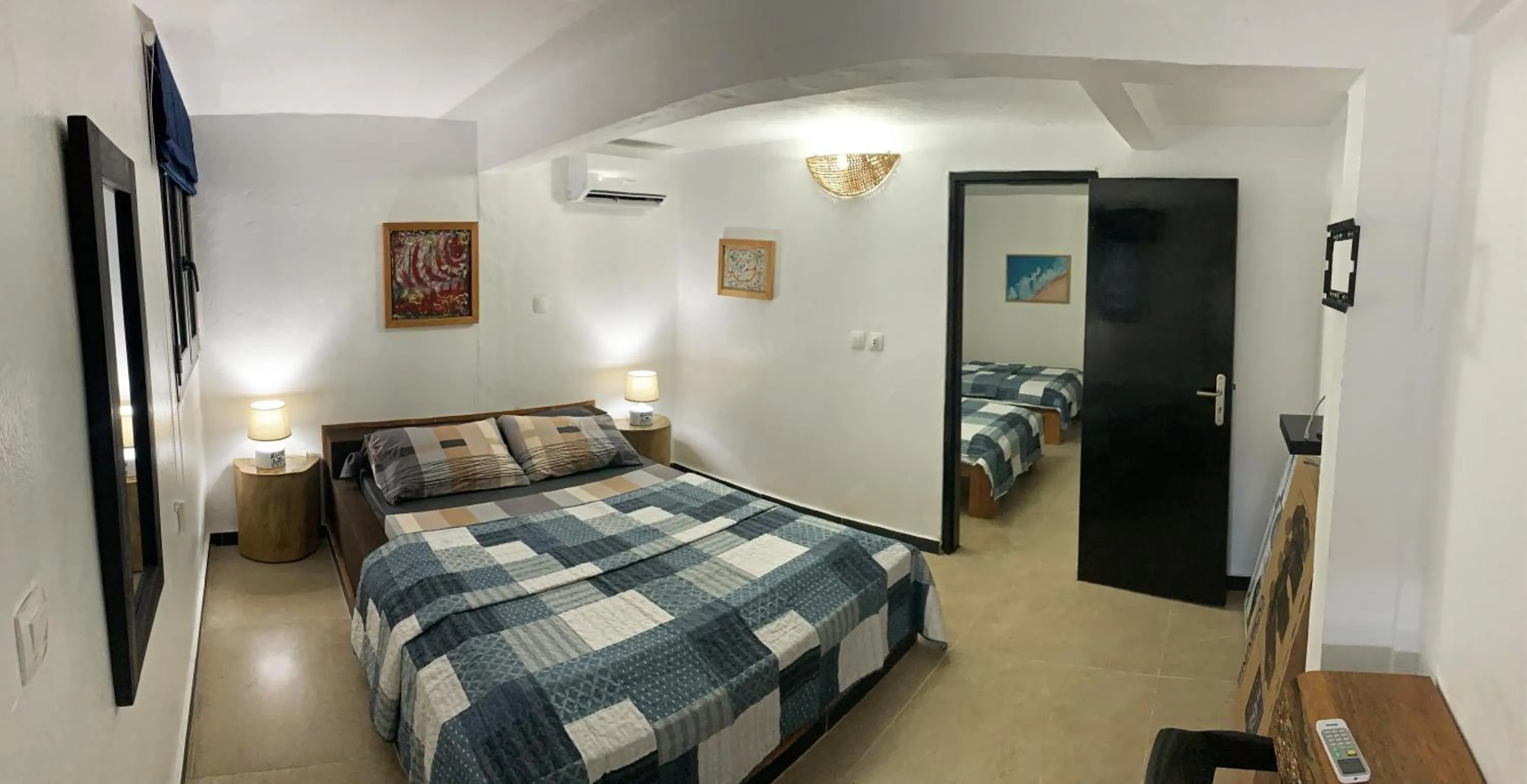 Family, Bed in Hotel Blawa