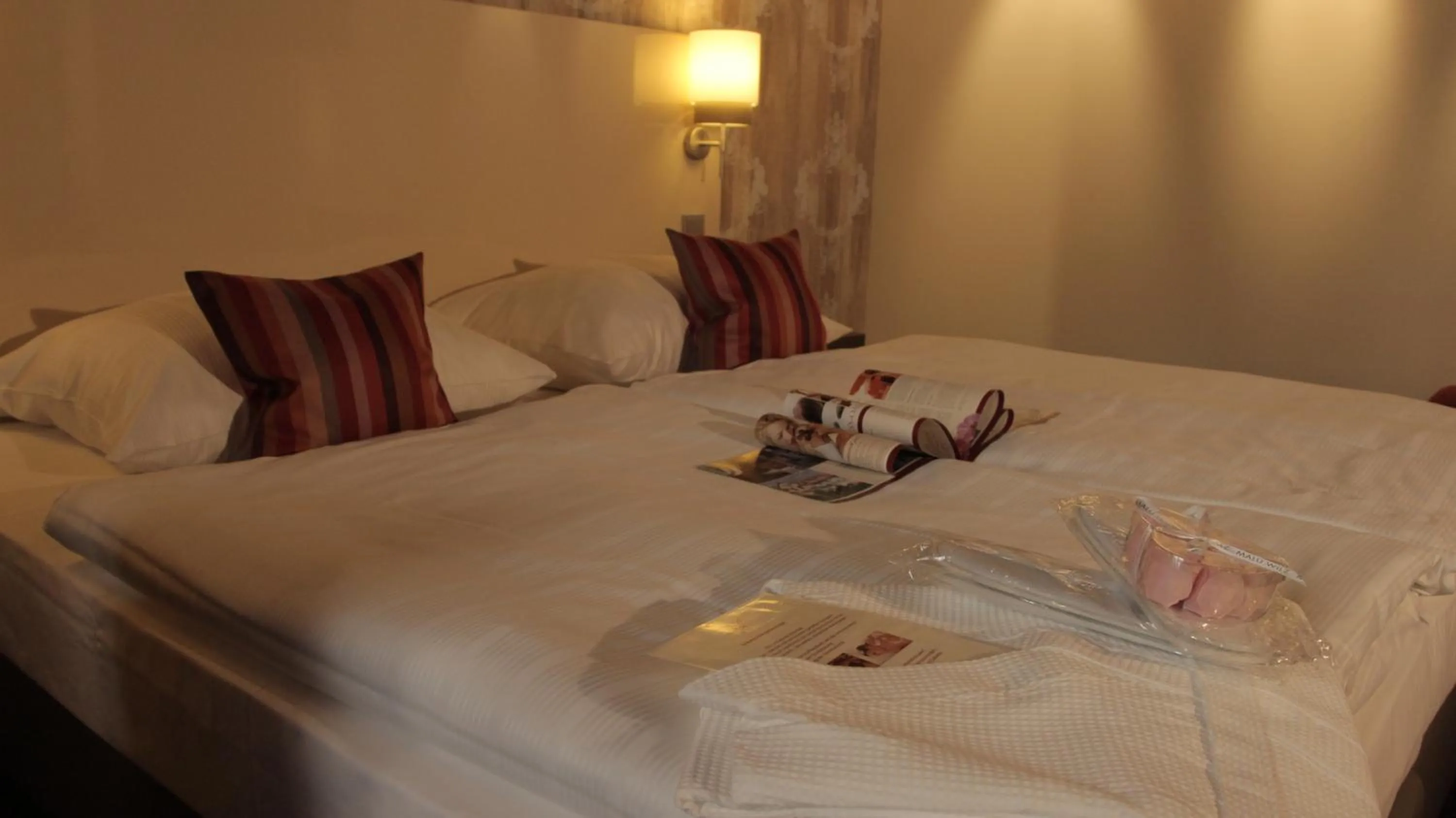 Bed in Romantisches Hotel Menzhausen