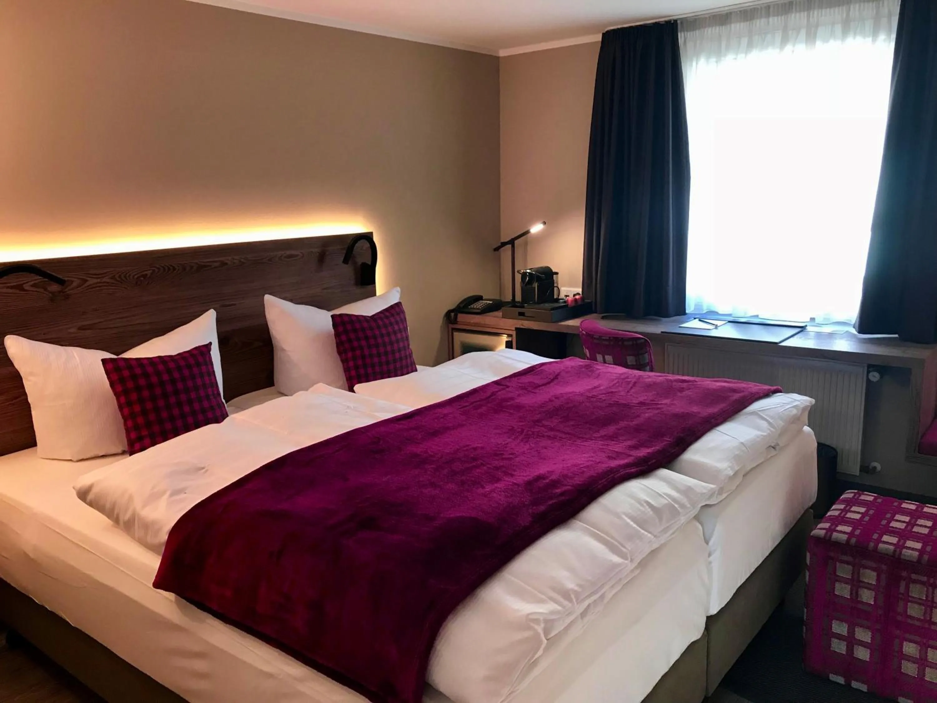 Bed in Romantisches Hotel Menzhausen