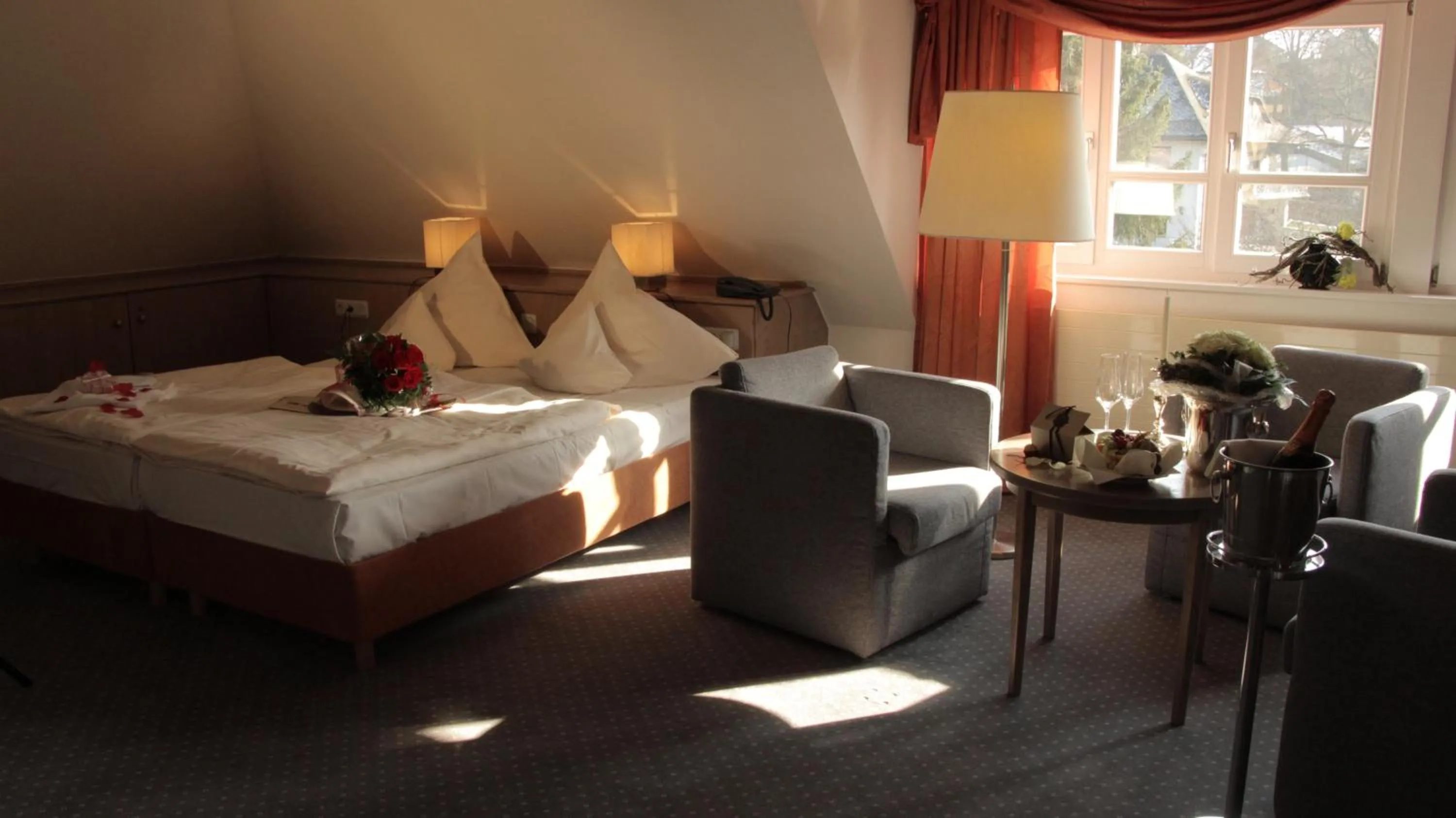 Day, Bed in Romantisches Hotel Menzhausen