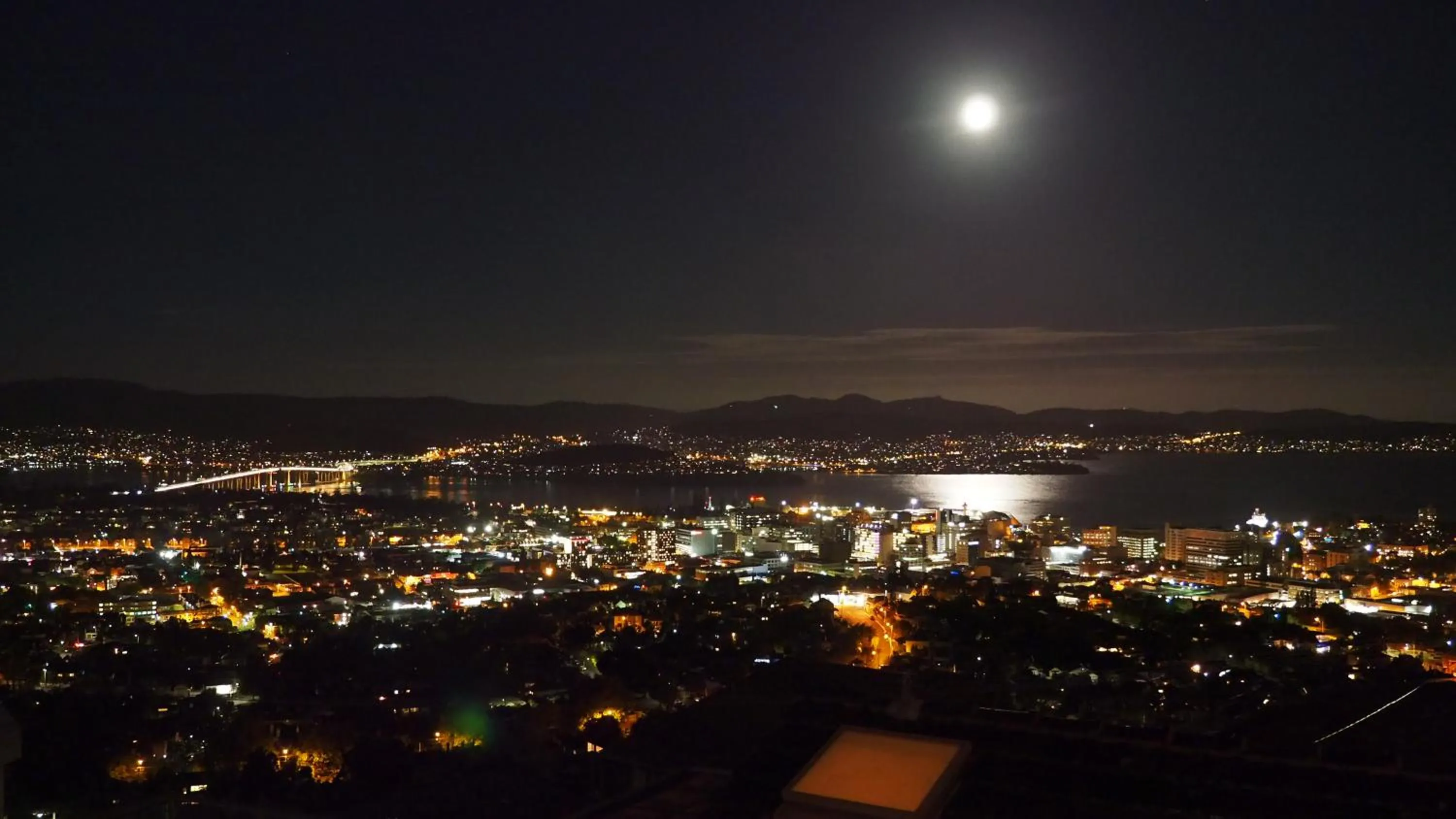 Night in Hobart View