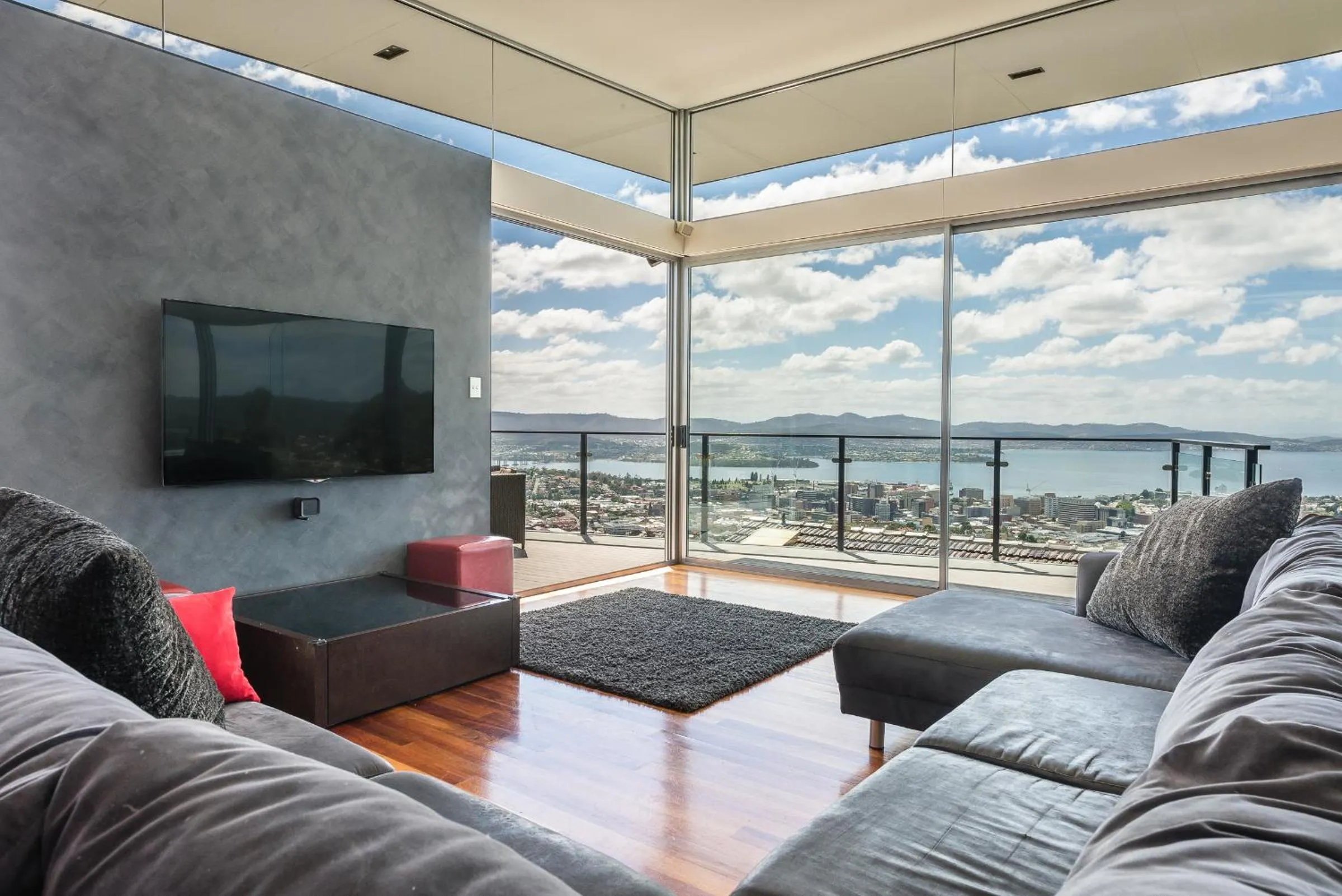 Living room in Hobart View